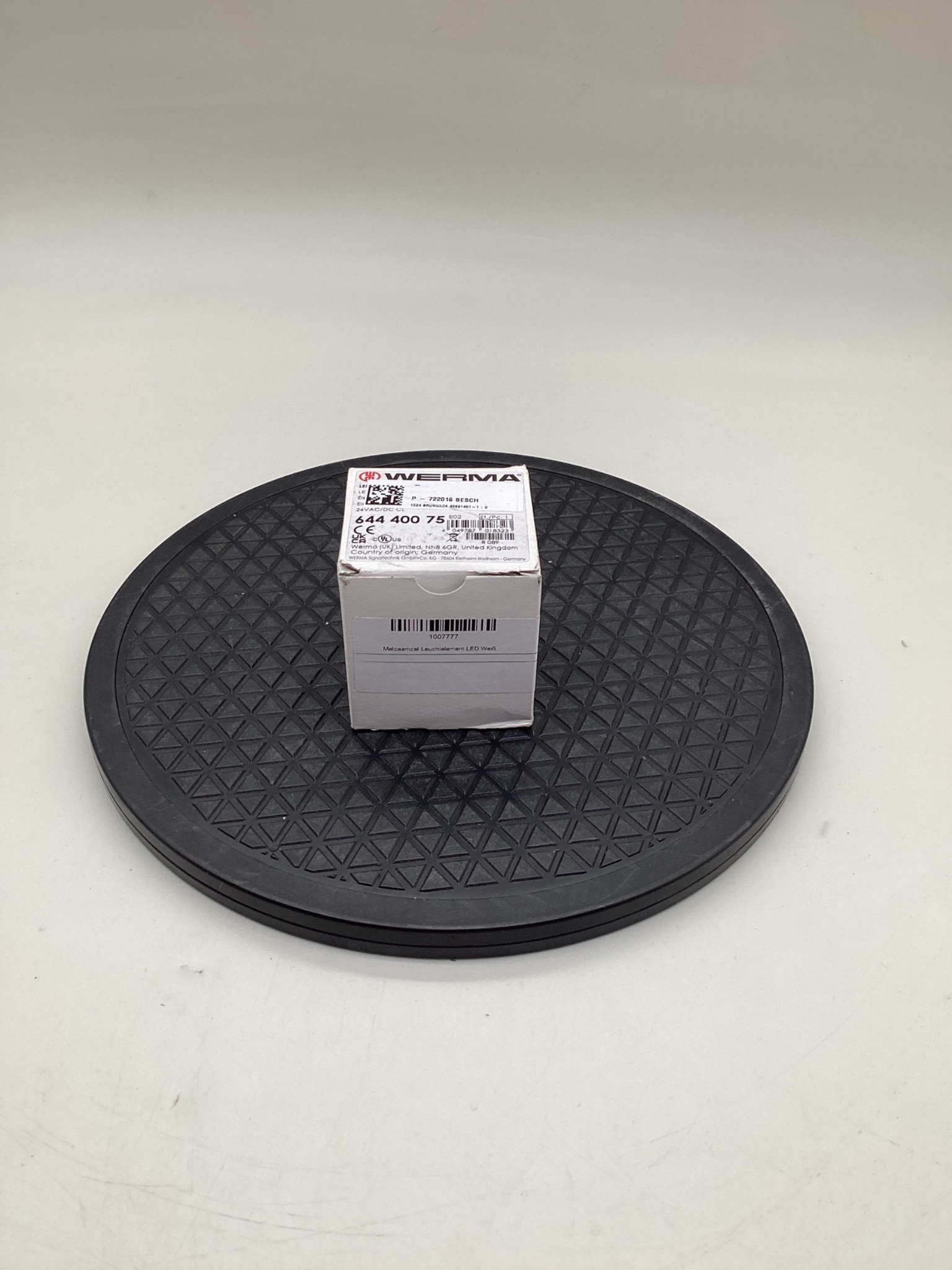 WERMA 644 400 75 LED Beacon Element 24VAC/DC Clear NEW 0