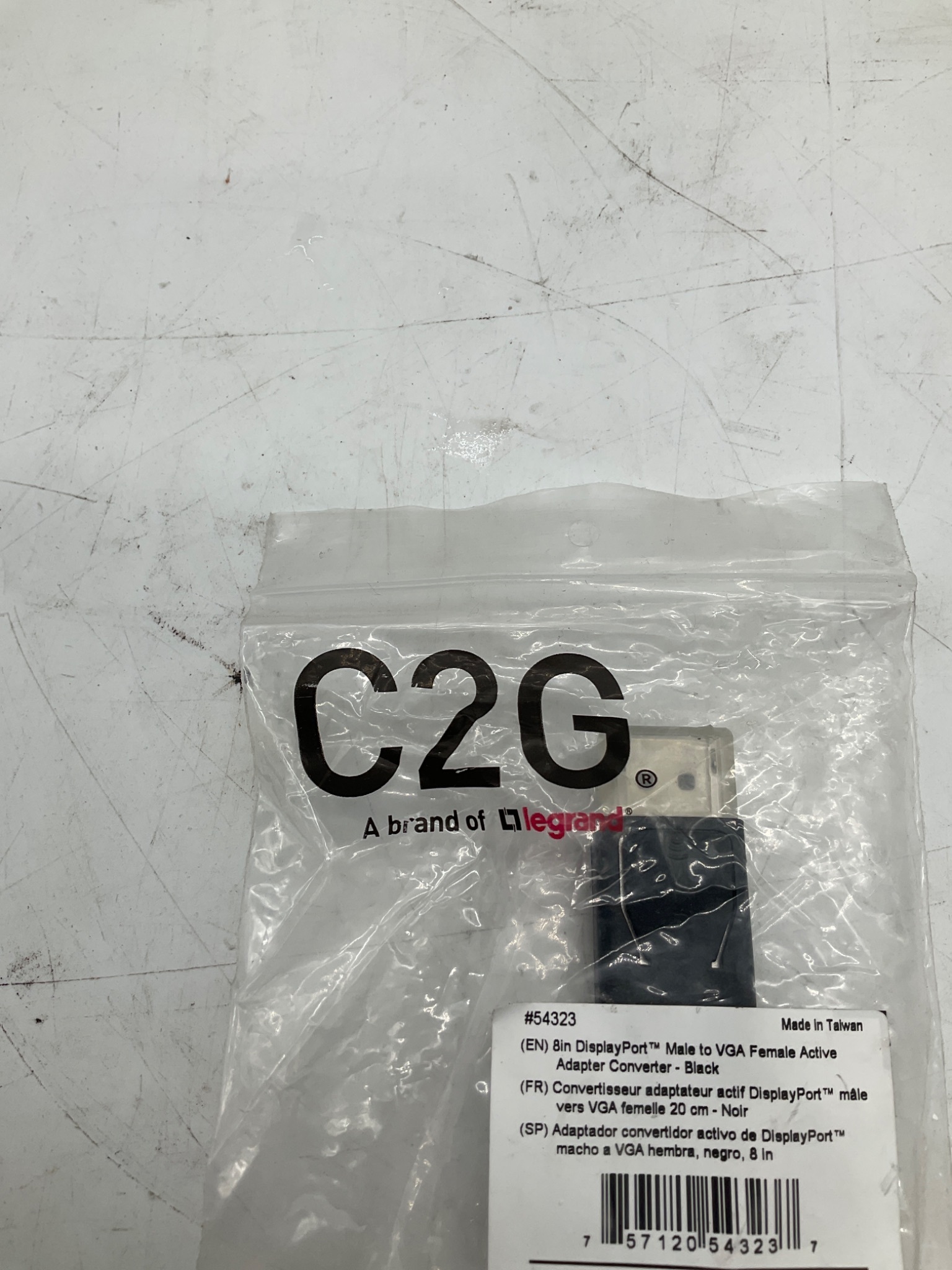 LEGRAND C2G 54323 DisplayPort to VGA Active Adapter Converter NEW 1