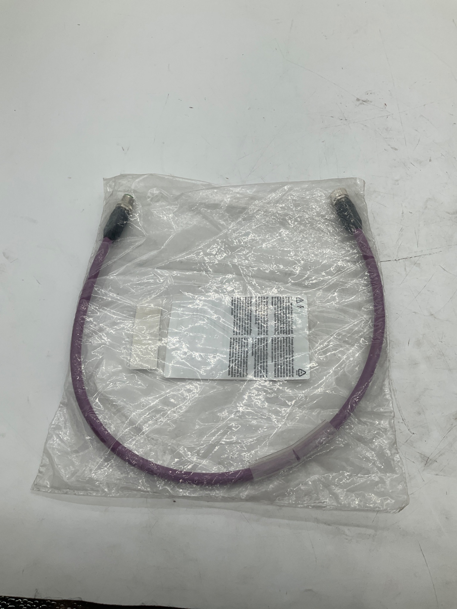 MURR ELEKTRONIK 7000-44001-8400050 M12 B-Coded Profibus Cable 0.5M NEW 2