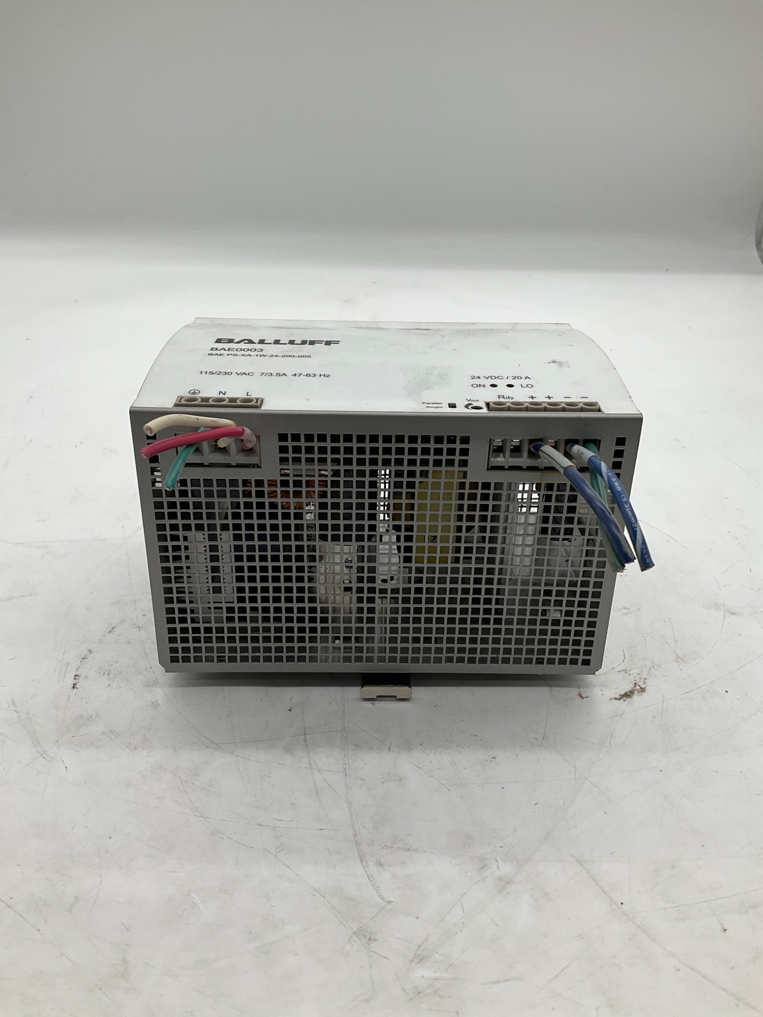 Balluff BAE0003 BAE PS-XA-1W-24-200-005 24VDC 20A Power Supply USED 0