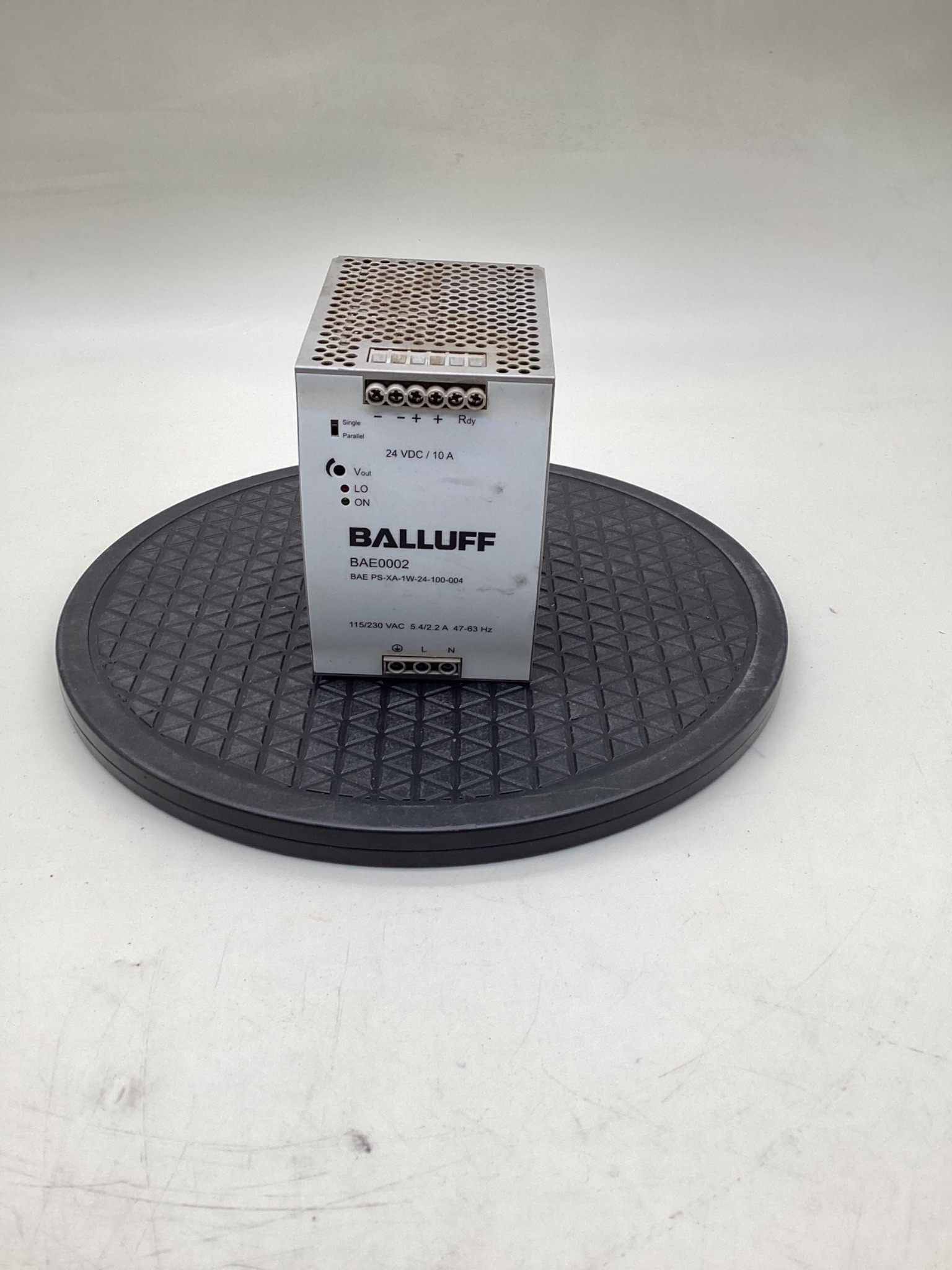 Balluff BAE0002 BAE PS-XA-1W-24-100-004 24VDC 10A Power Supply USED 0