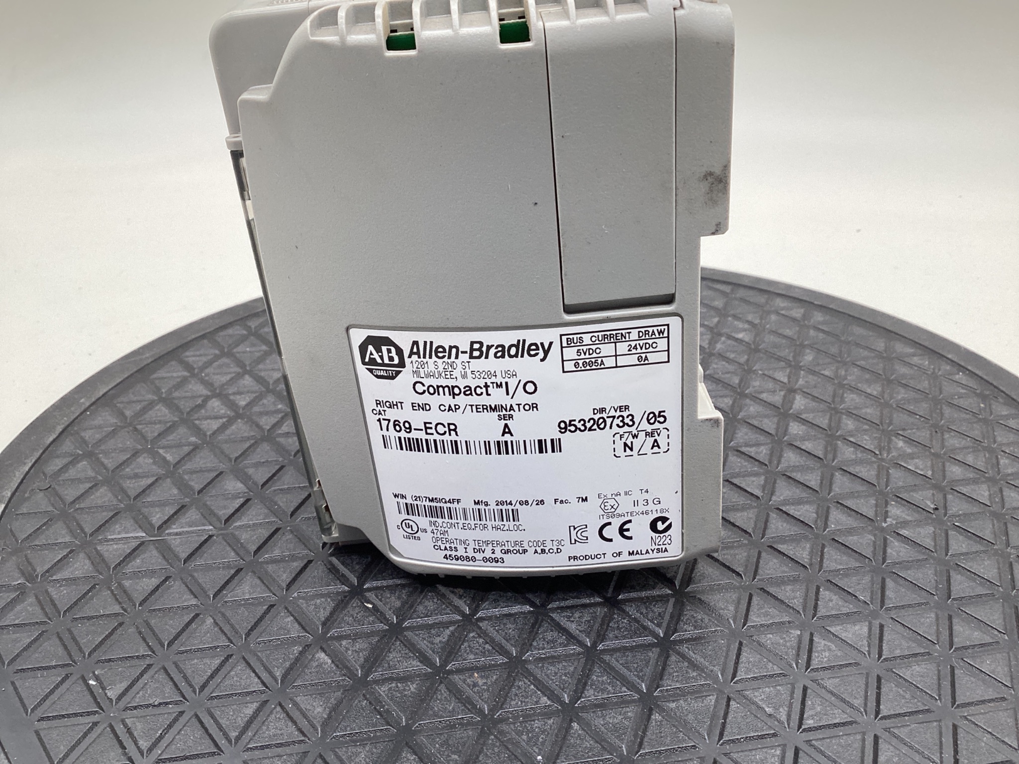 Allen-Bradley 1769-IF8 Compact I/O 8-Channel Analog Input Module With 1769-ECR USED 1