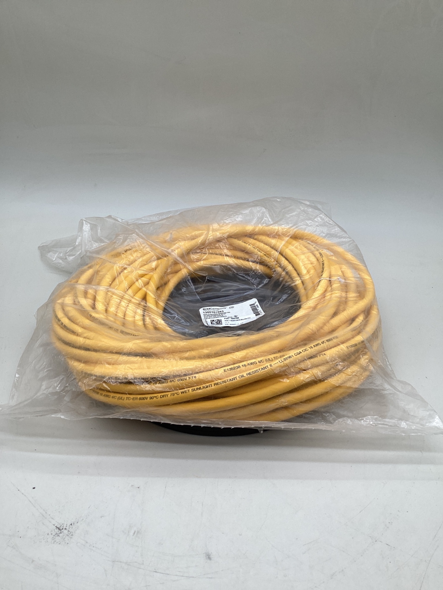 Brad Connectivity 1300101683 Mini-Change 4-Pole Male/Female 27M Cordset NEW 0