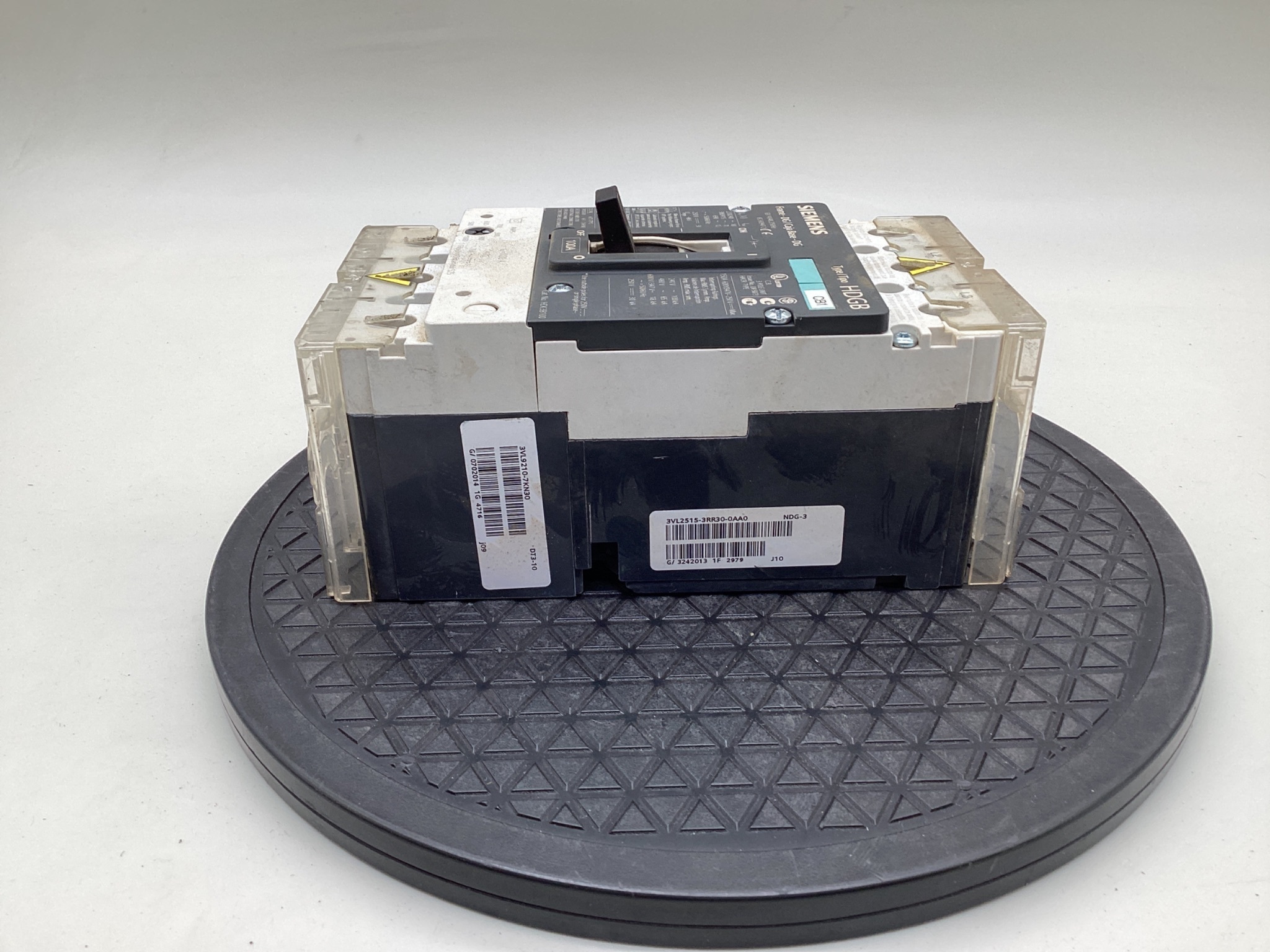 Siemens 3VL2515-3RR30-0AA0 HDK3B100 100A 3-Pole Circuit Breaker USED 2