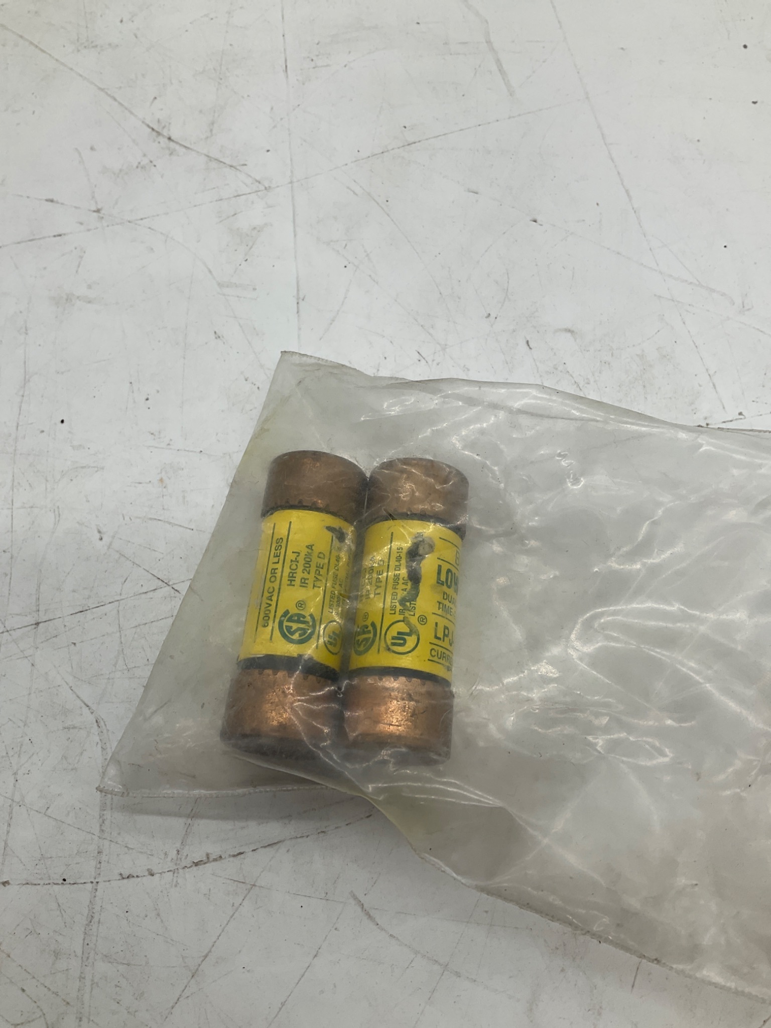 Bussmann LPJ-2 8/10SP Low-Peak Class J 2.8A Time-Delay Fuse (LOT OF 2) NEW 2