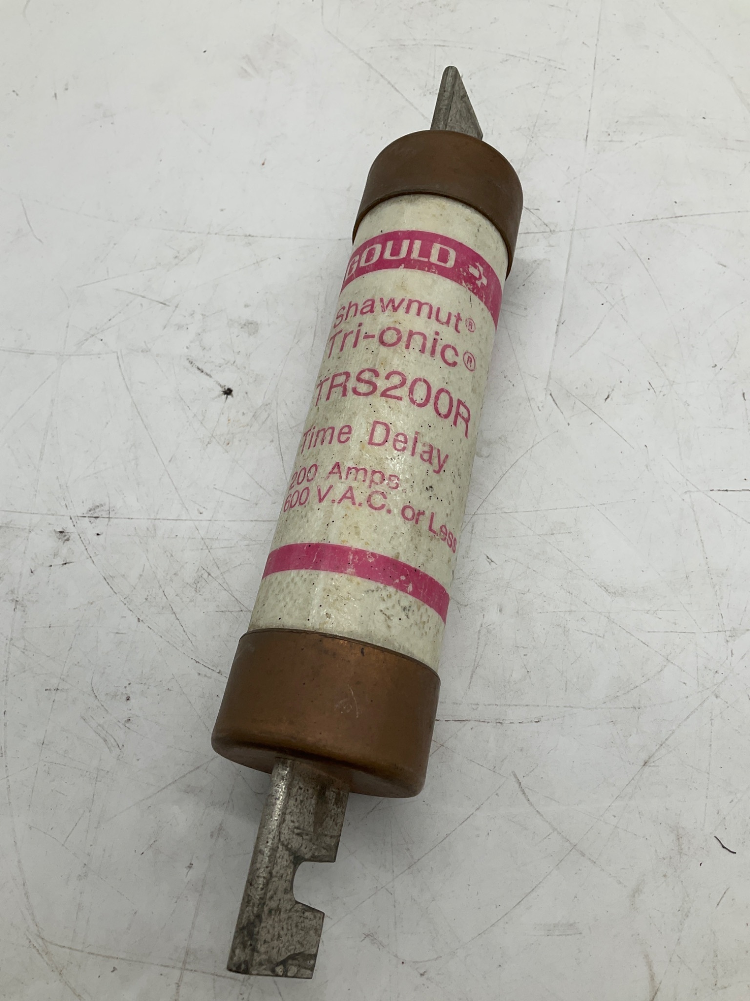 Gould TRS200R Shawmut Tri-Onic Class RK5 200A 600VAC Time-Delay Fuse NEW 0