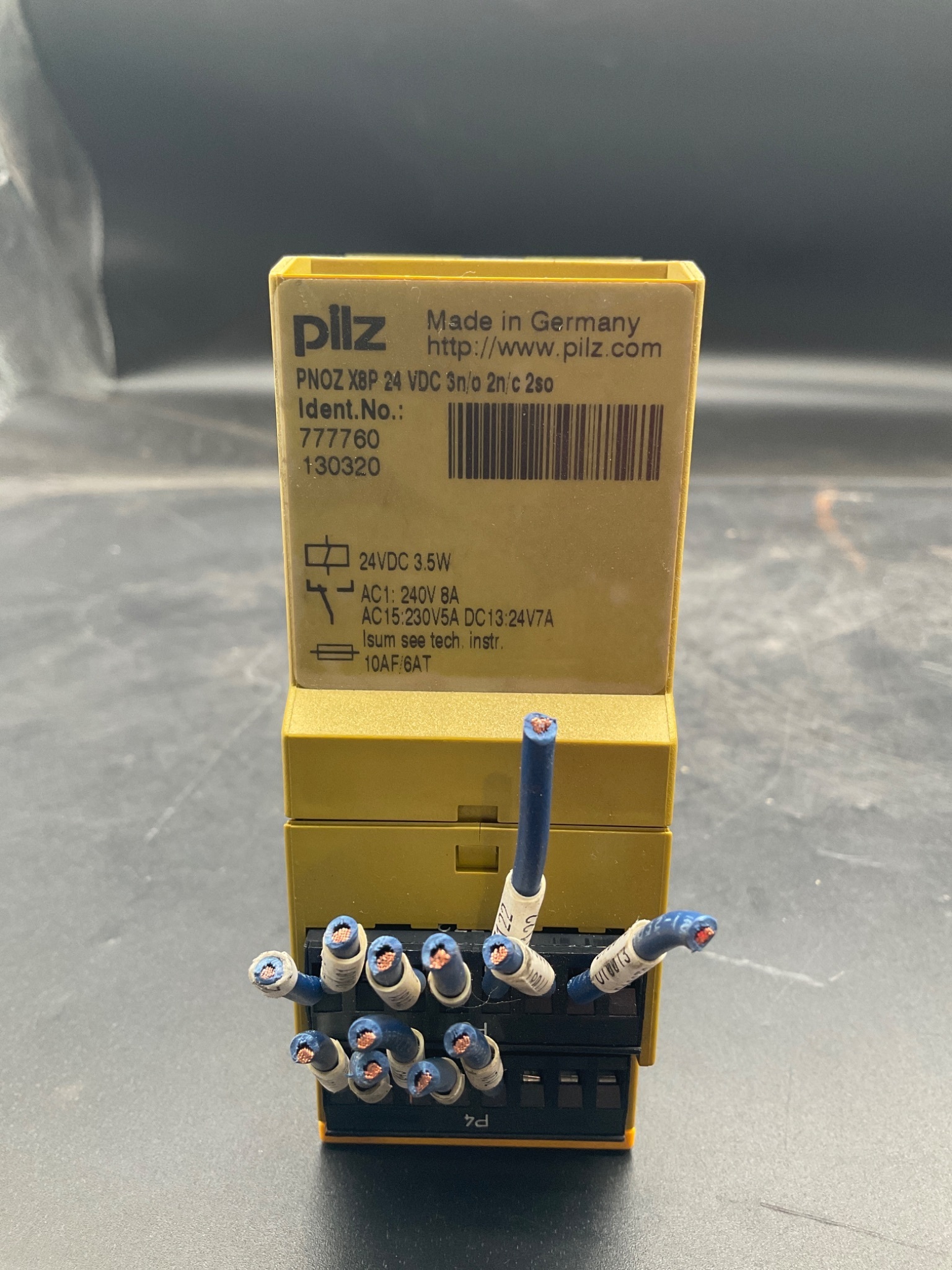 PILZ PNOZ X8P 24 VDC Safety Relay 777760 USED 5