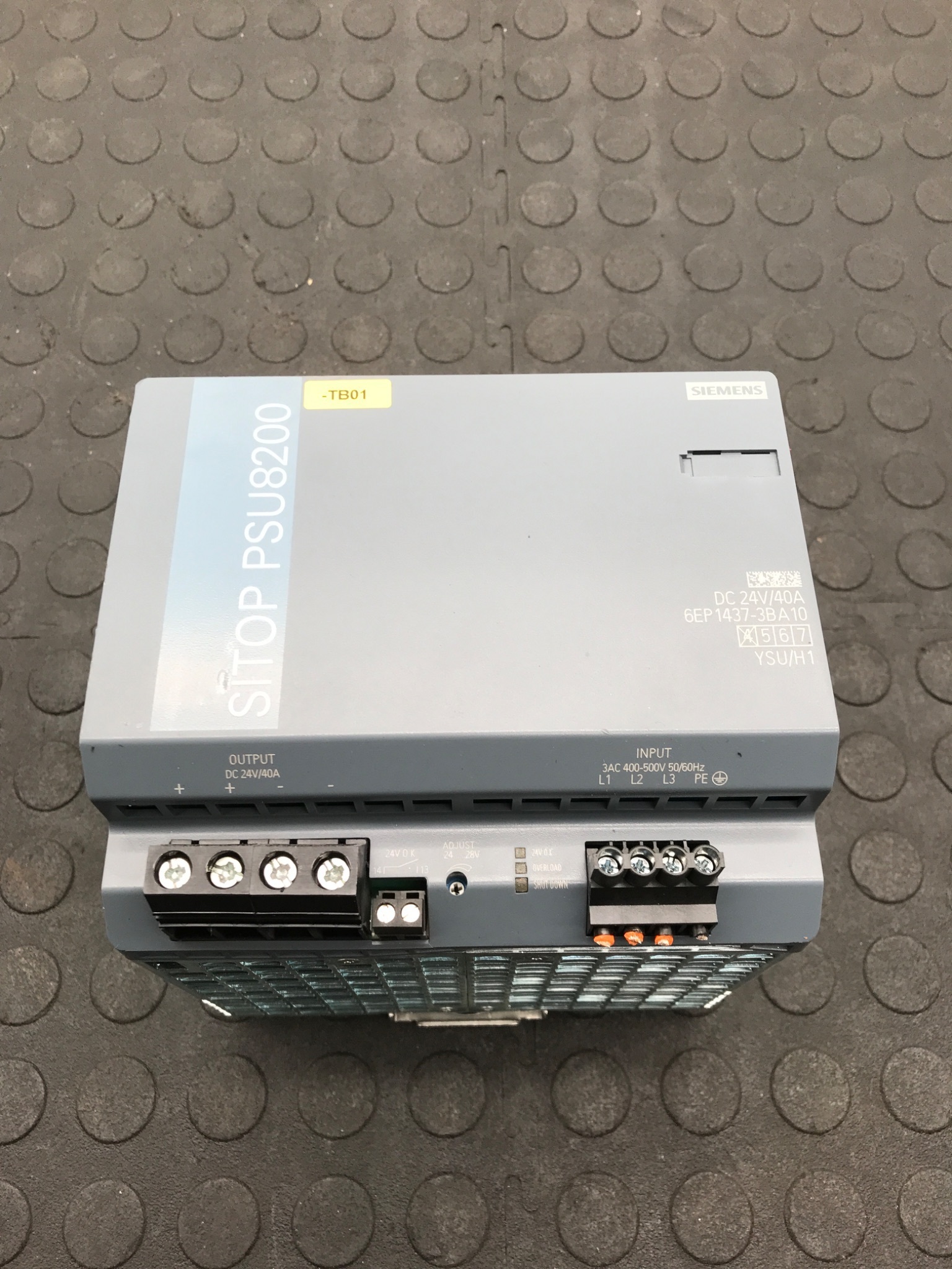 SIEMENS 6EP1437‑3BA10 SITOP PSU8200 Power Supply USED 0