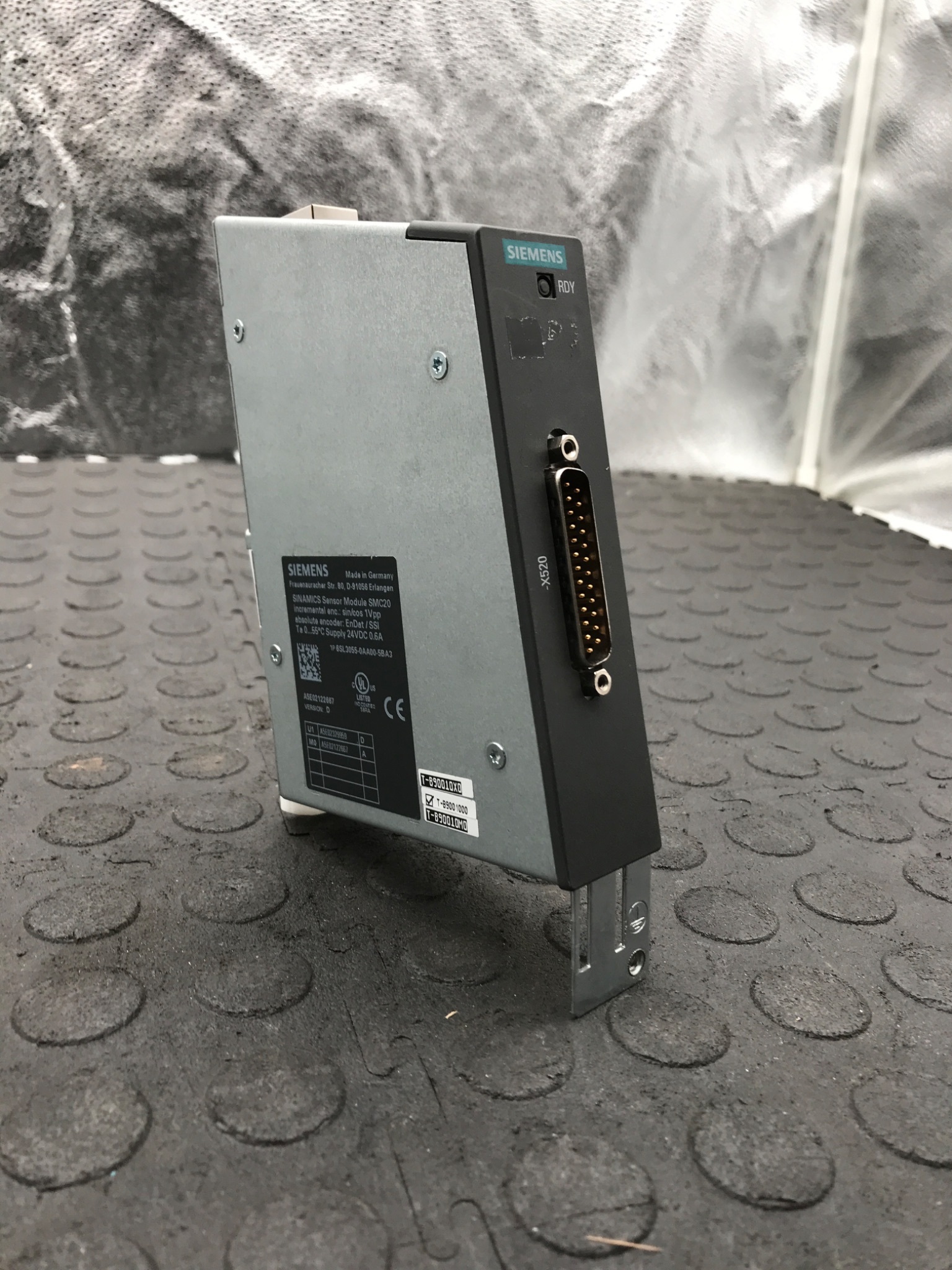 SIEMENS 6SL3055‑0AA00‑5BA3 SINAMICS SMC20 Sensor Module USED 1