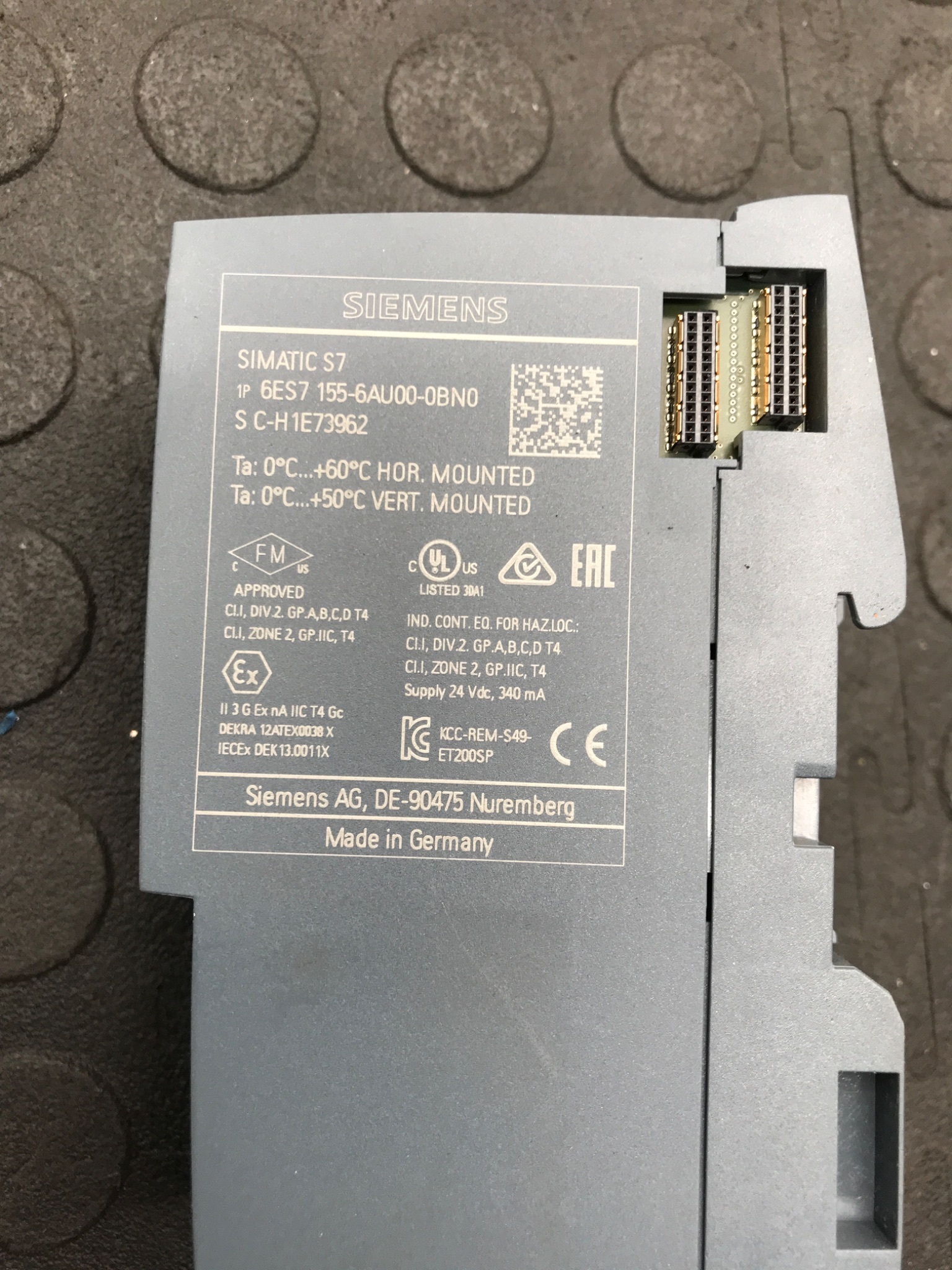 SIEMENS 6ES7 155‑6AU00‑0BN0 SIMATIC ET 200SP Interface Module USED 3