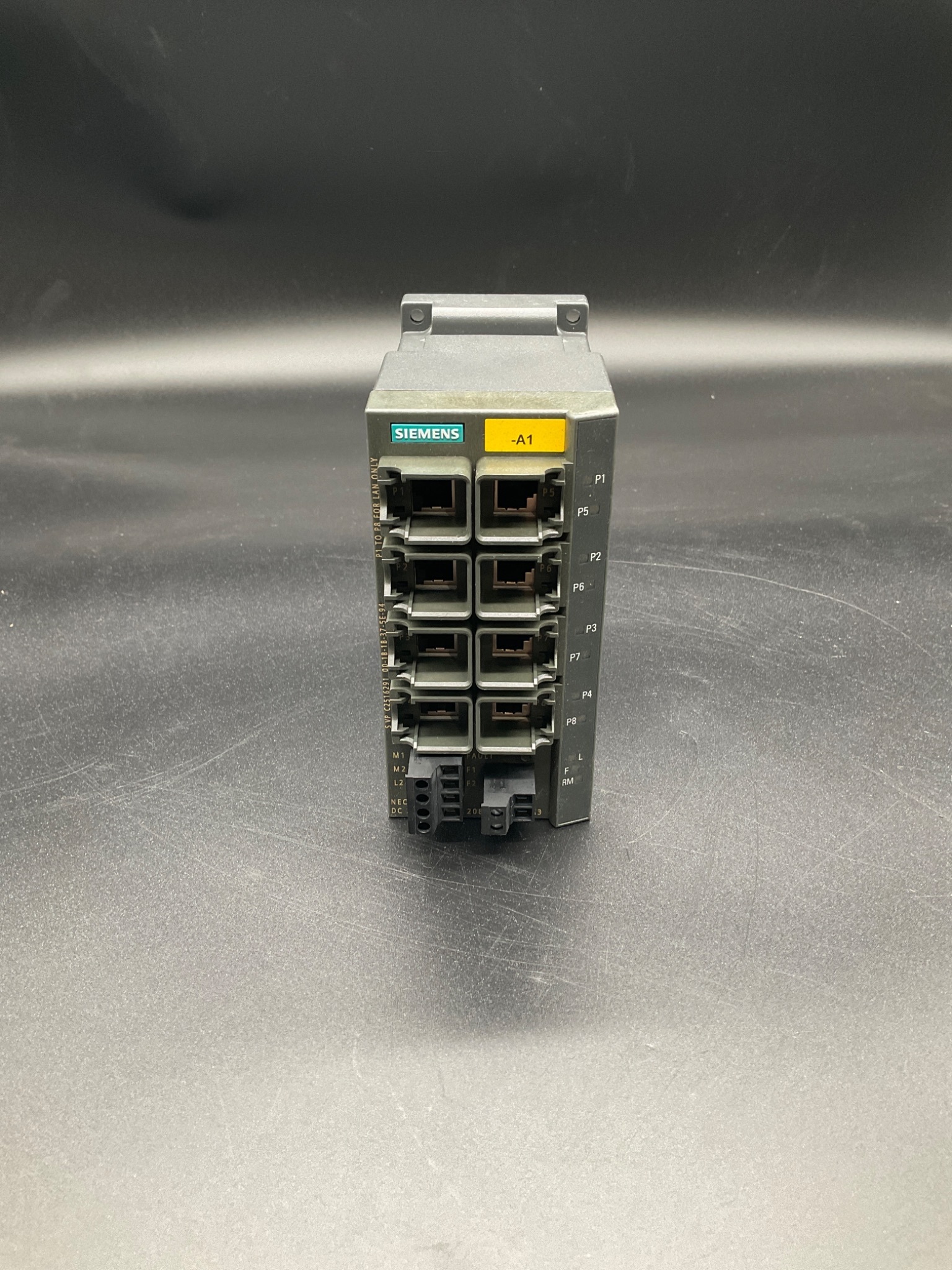 SIEMENS 6GK5208‑0BA10‑2AA3 SCALANCE X208 Ethernet Switch USED 0