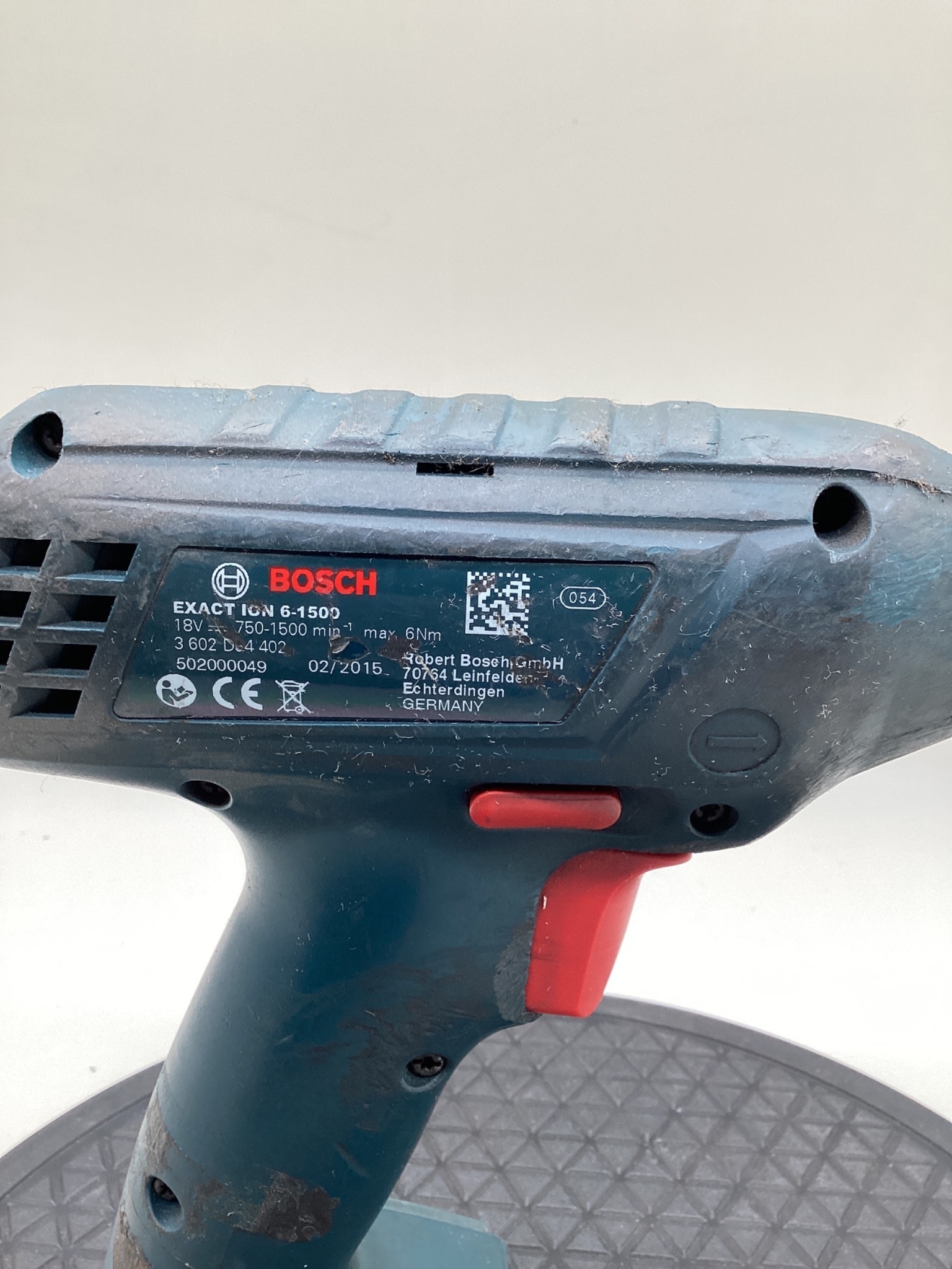 Bosch 3 602 D94 402 EXACT ION 6-1500 Cordless Torque Screwdriver USED 1