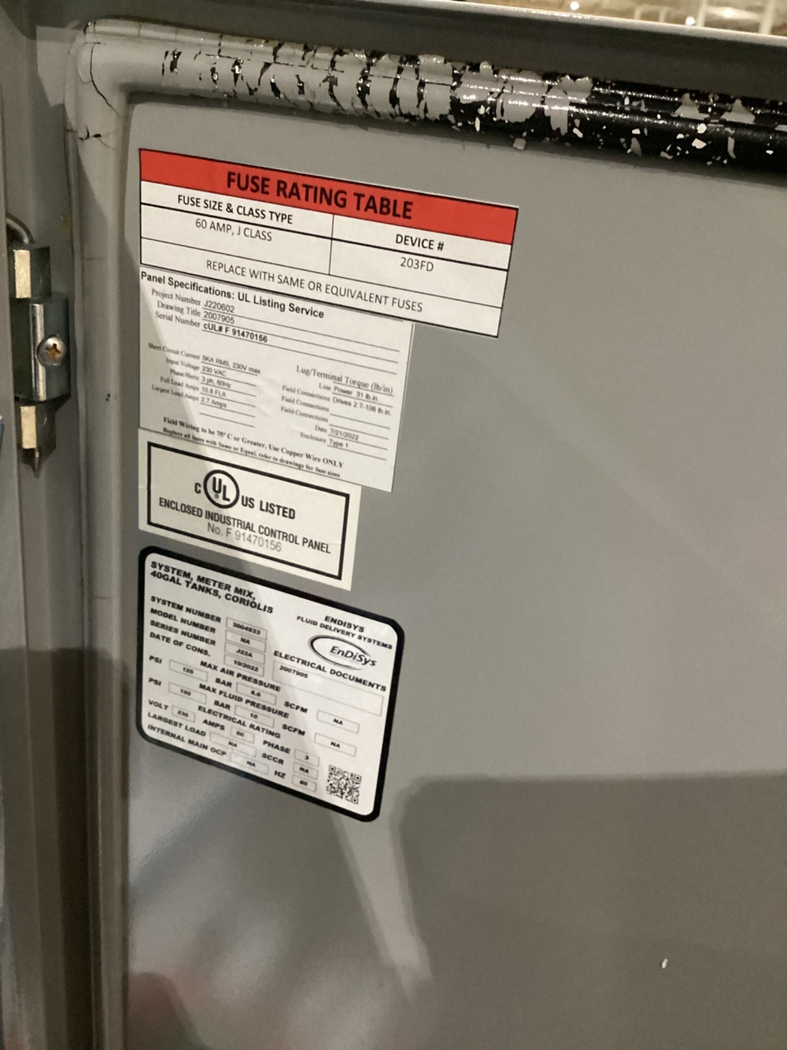 ENDISYS Dual-Tank Fluid Delivery System USED 10