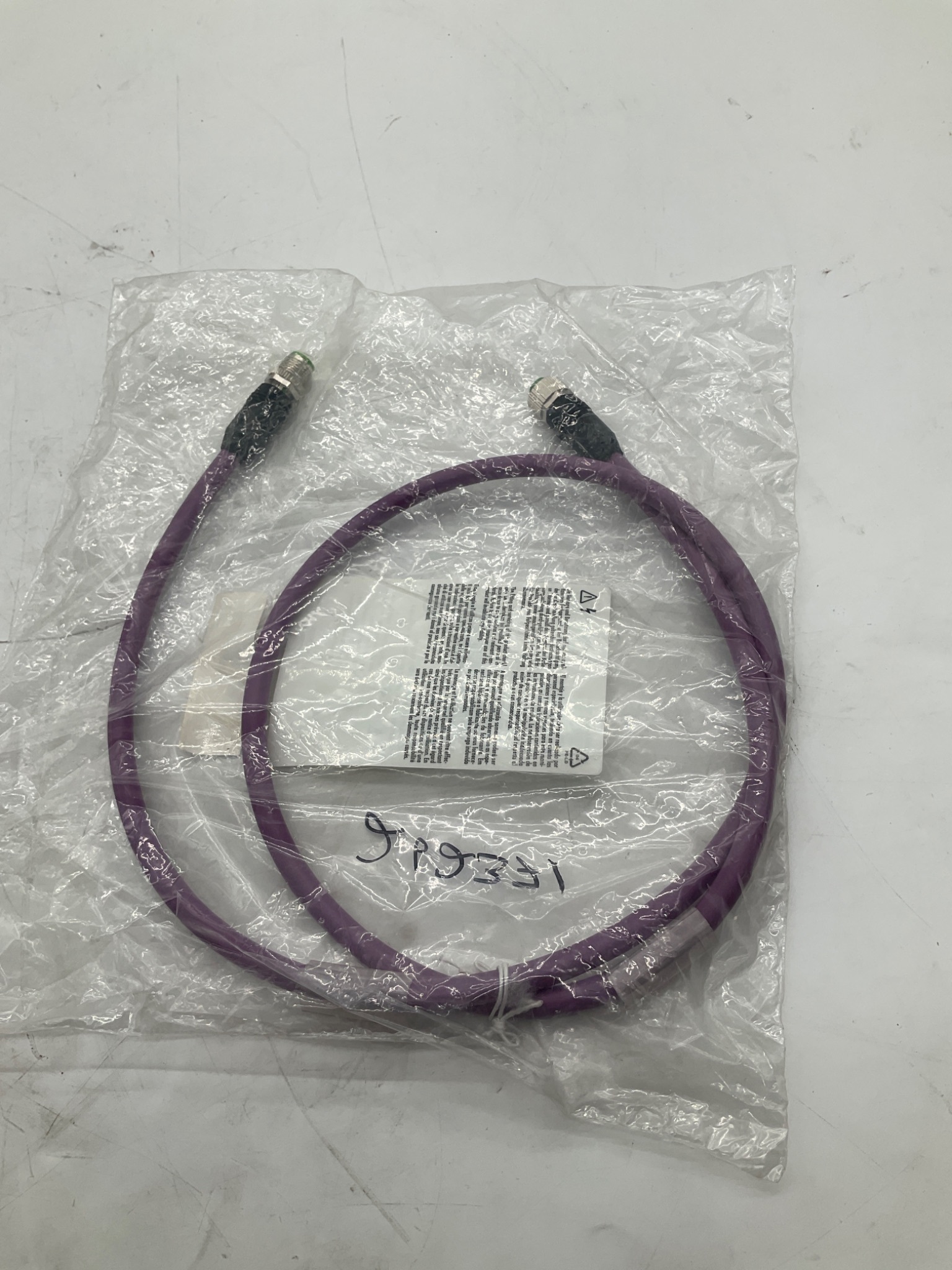 MURR ELEKTRONIK 7000-44001-8400100 M12 B-Coded Profibus Cordset 1M NEW 2
