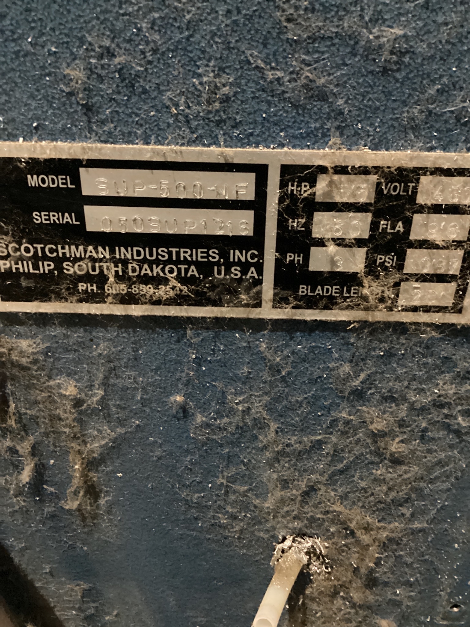 Scotchman SUP-500-NF Upcut Circular Saw 460V USED 4