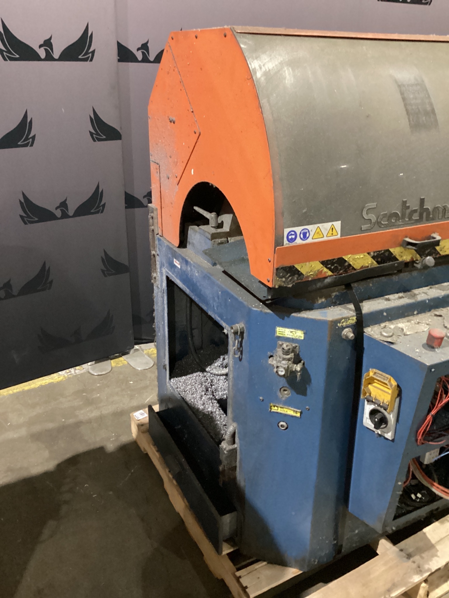 Scotchman SUP-500-NF Upcut Circular Saw 460V 3-Phase 5HP USED 3