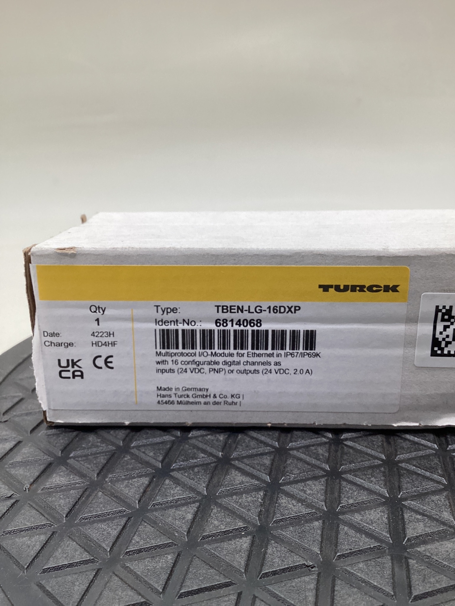 Turck 6814068 TBEN-LG-16DXP 16-Channel Multiprotocol Ethernet I/O Module NEW 1