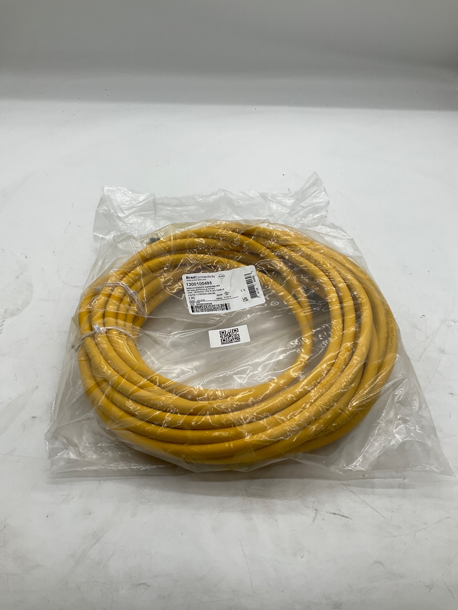 Brad Connectivity 1300100495 Mini-Change 3-Pole Male/Female 15M Cordset NEW 0