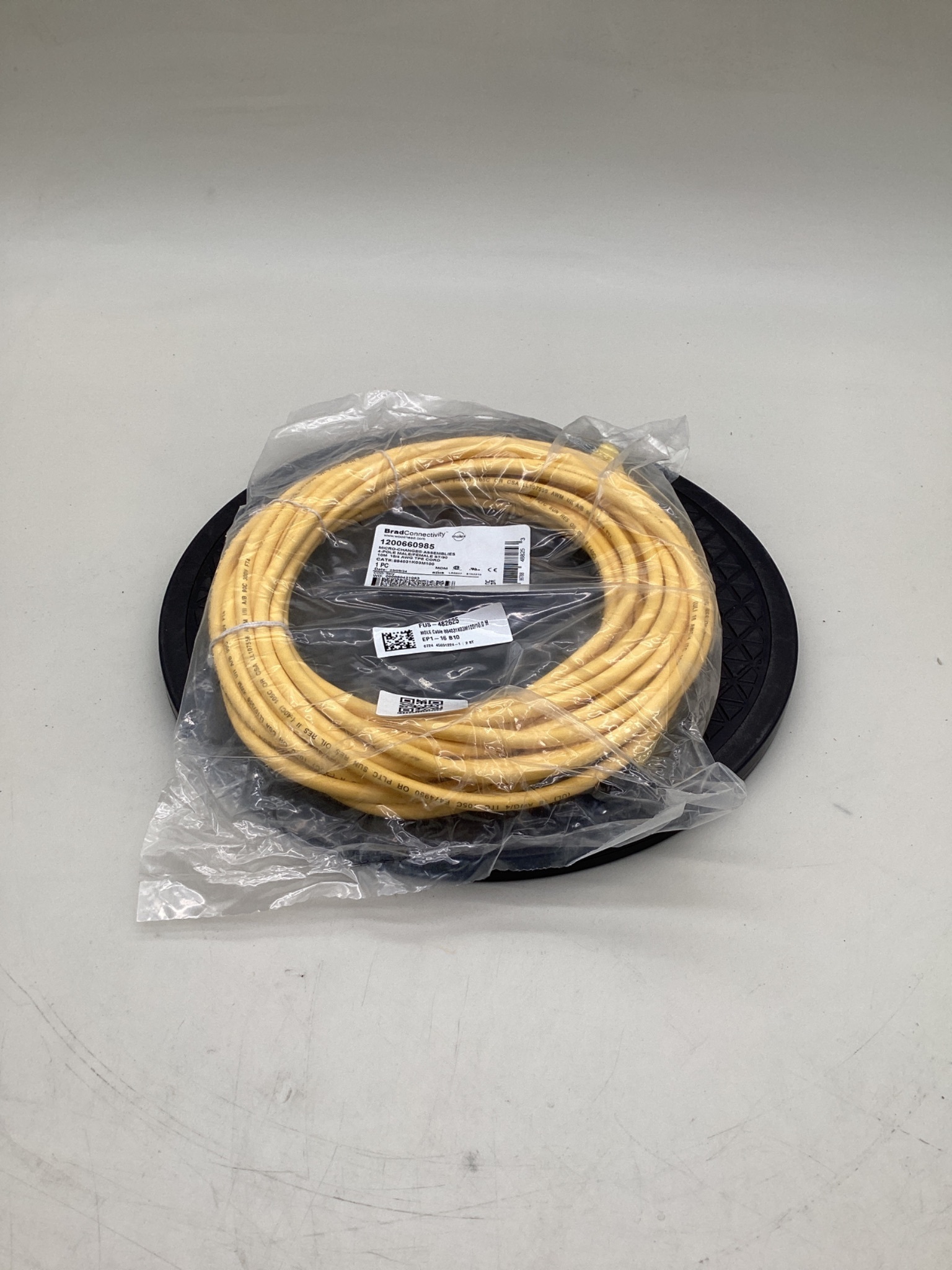 Brad Connectivity 1200660985 Micro-Change 4-Pole Male/Female 10M Cordset NEW 0