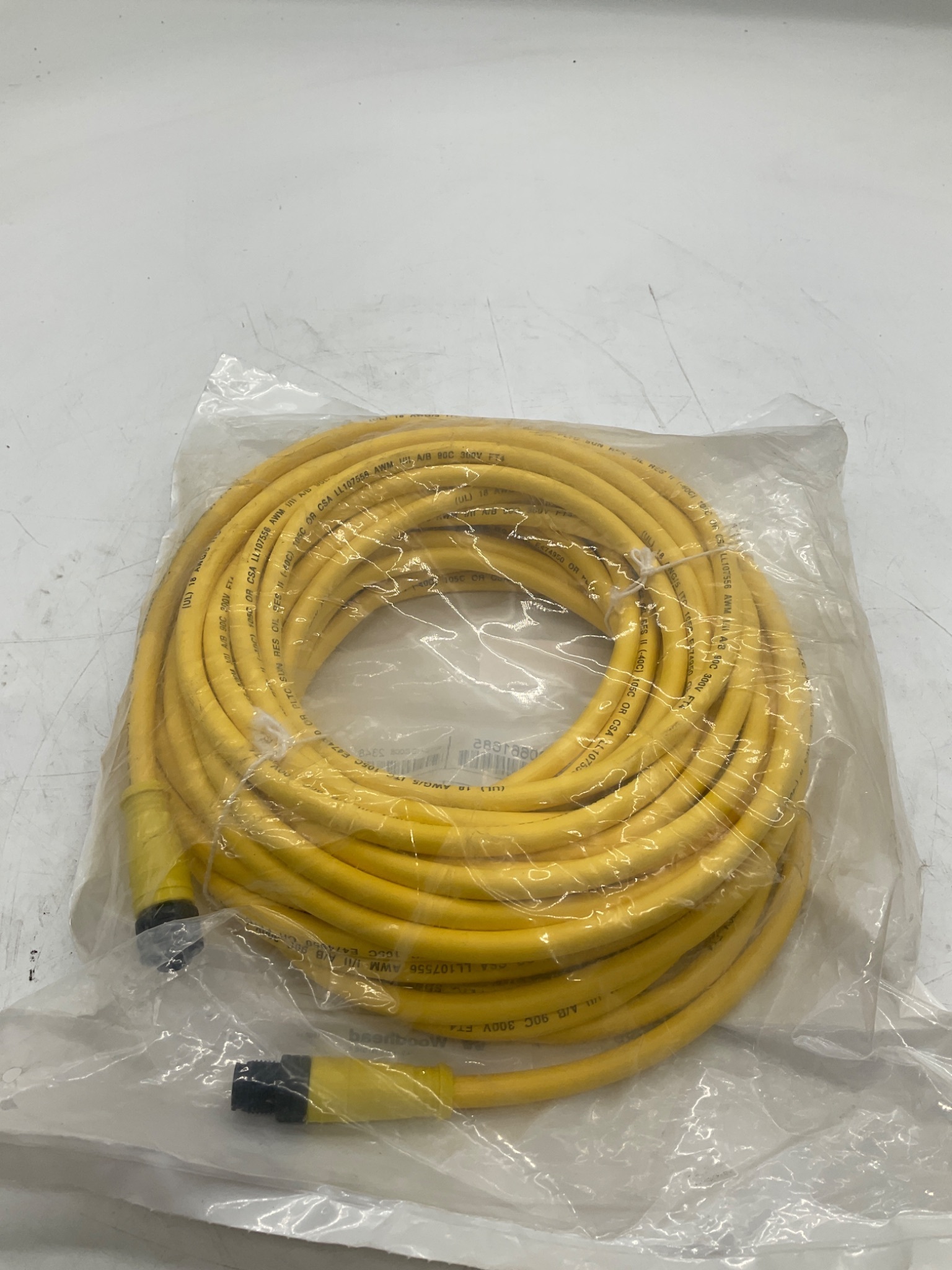 Woodhead 1200661685 12m 5-Pole TPE Cordset Cable 885030K03M120 NEW 2
