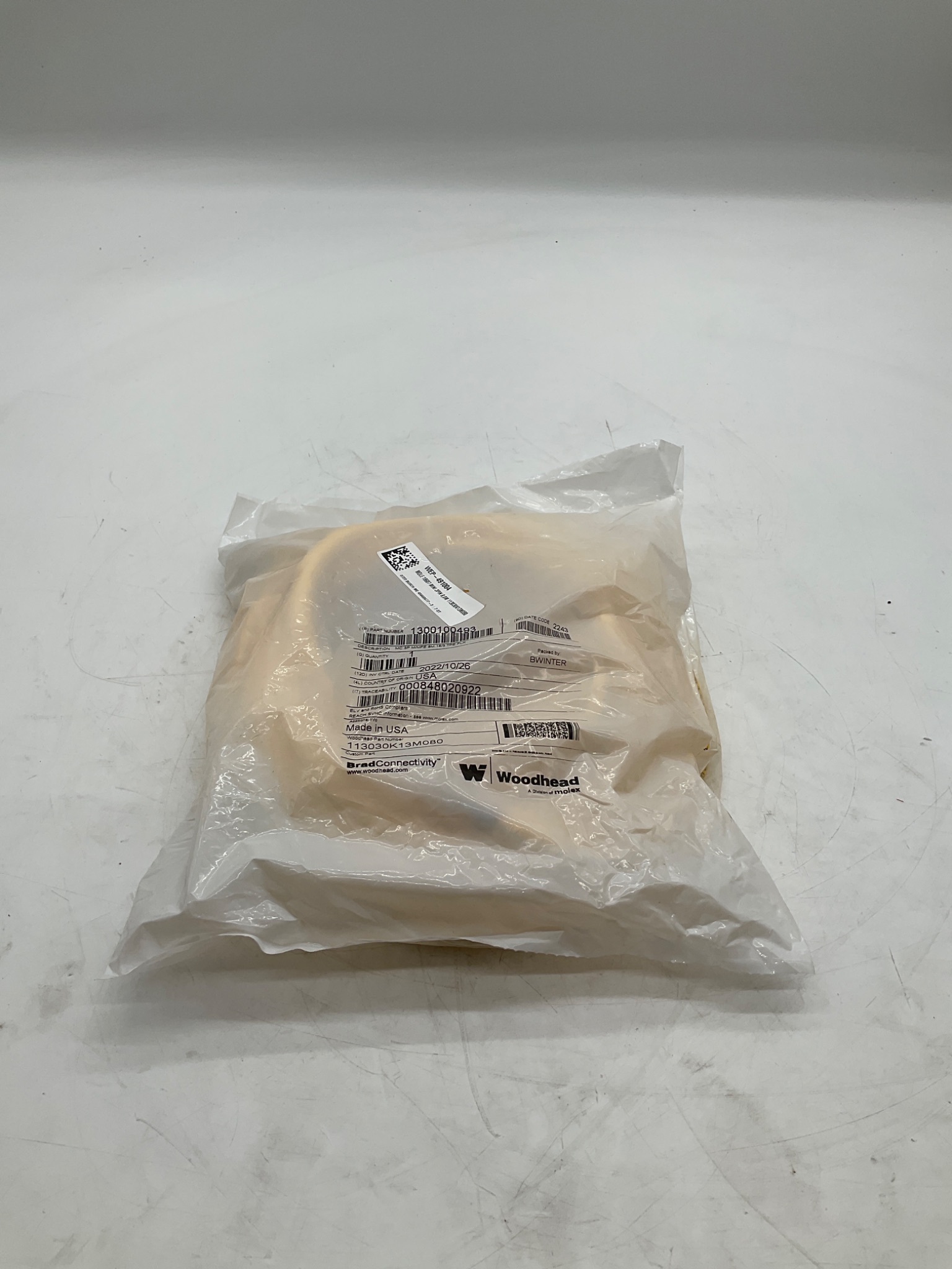 Woodhead 1300100493 8m 3-Pole Mini-Change Cordset Cable 113030K13M080 NEW 0