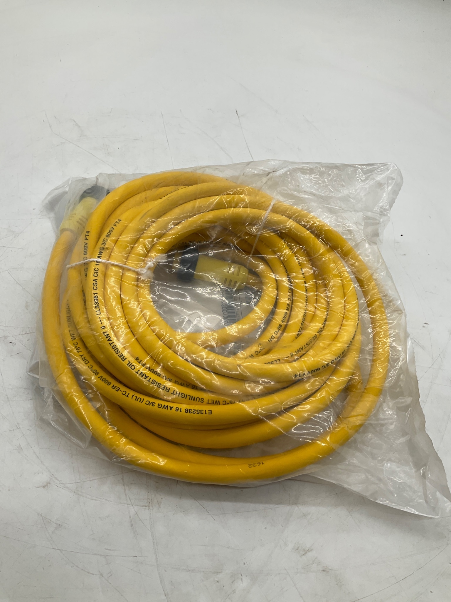 Woodhead 1300100493 8m 3-Pole Mini-Change Cordset Cable 113030K13M080 NEW 2