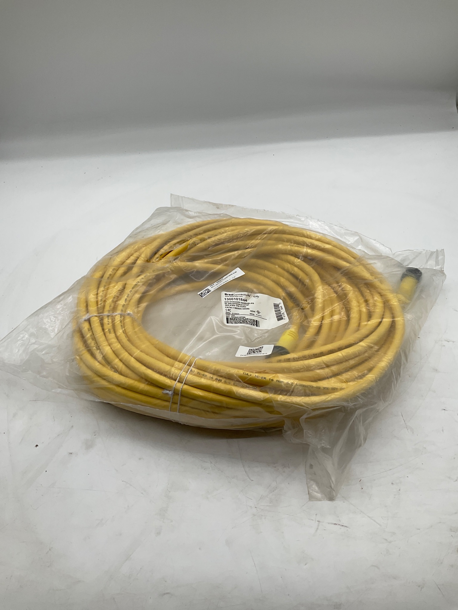 Brad Connectivity 1300101844 25m 5-Pole Mini-Change Cordset 115030K13M250 NEW 0