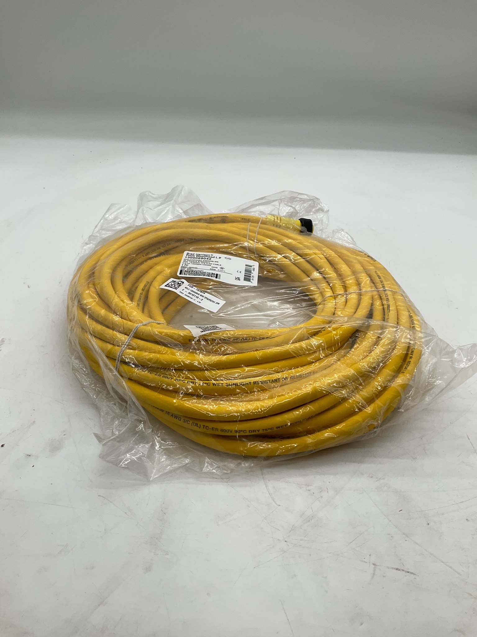 Brad Harrison 1300069042 20m 3-Pole Female Mini-Change Cordset NEW 0