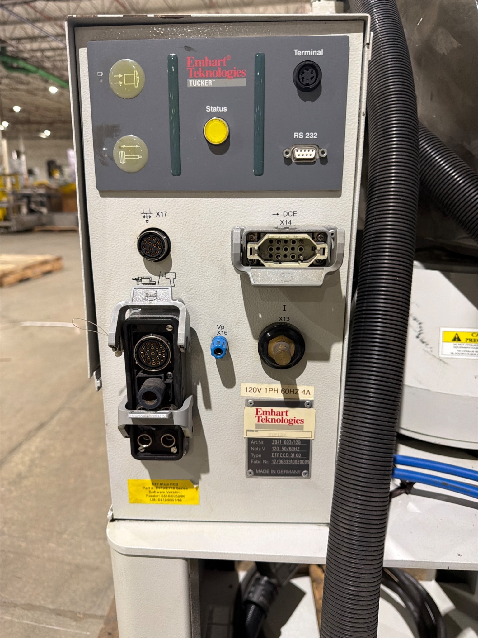 Emhart ETF12N Stud Feeder System USED 3