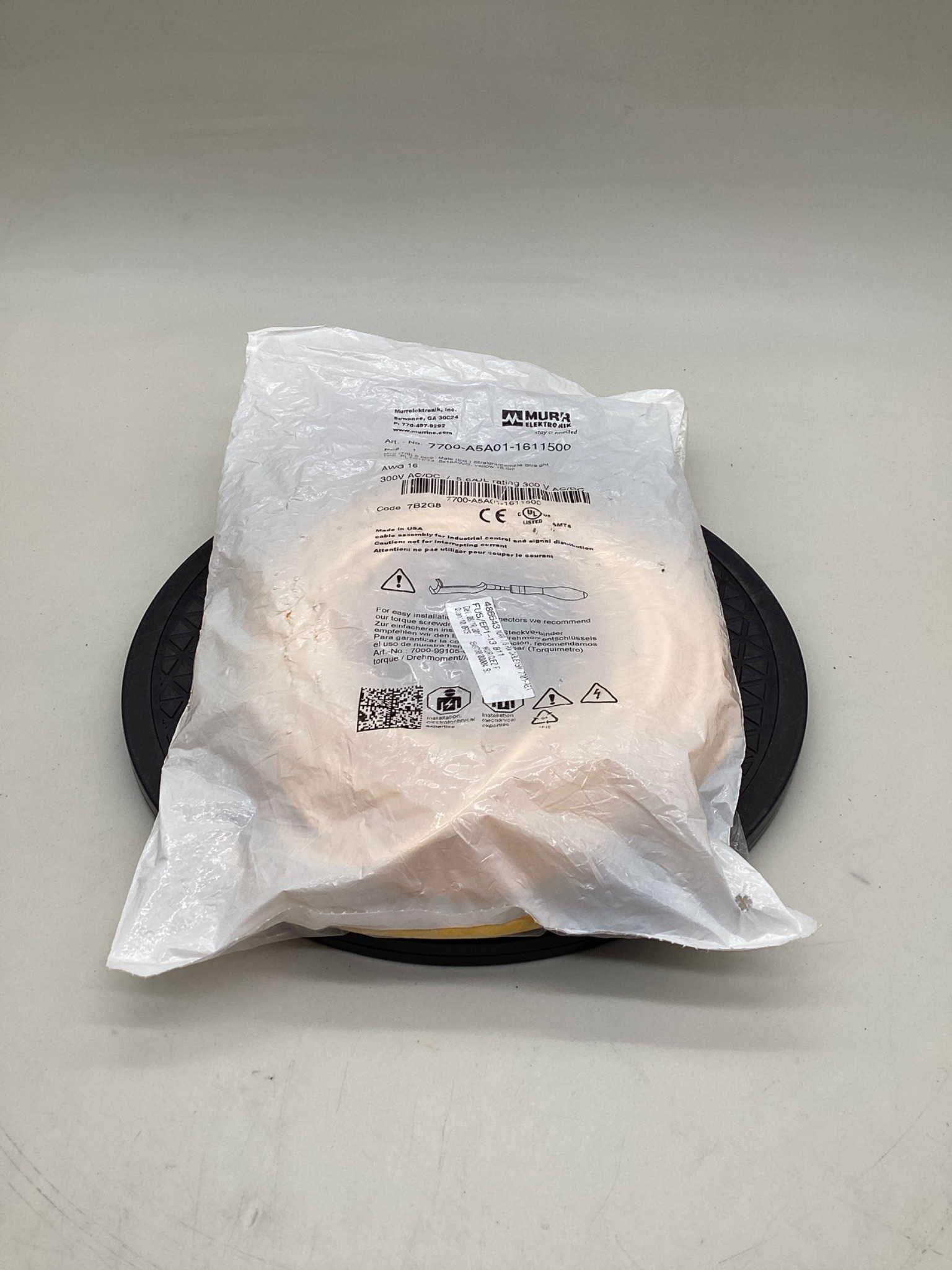 Murrelektronik 7700-A5A01-1611500 15m 5-Pole Mini 7/8 Cordset Cable NEW 0