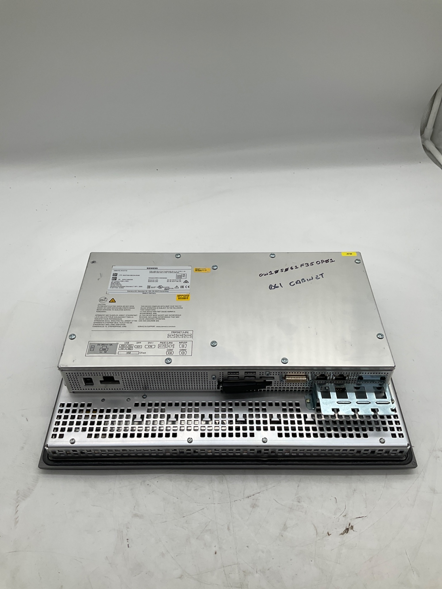 Siemens 6AV7240-3BC04-0HA0 SIMATIC IPC477D 15in Touch Panel PC USED 1