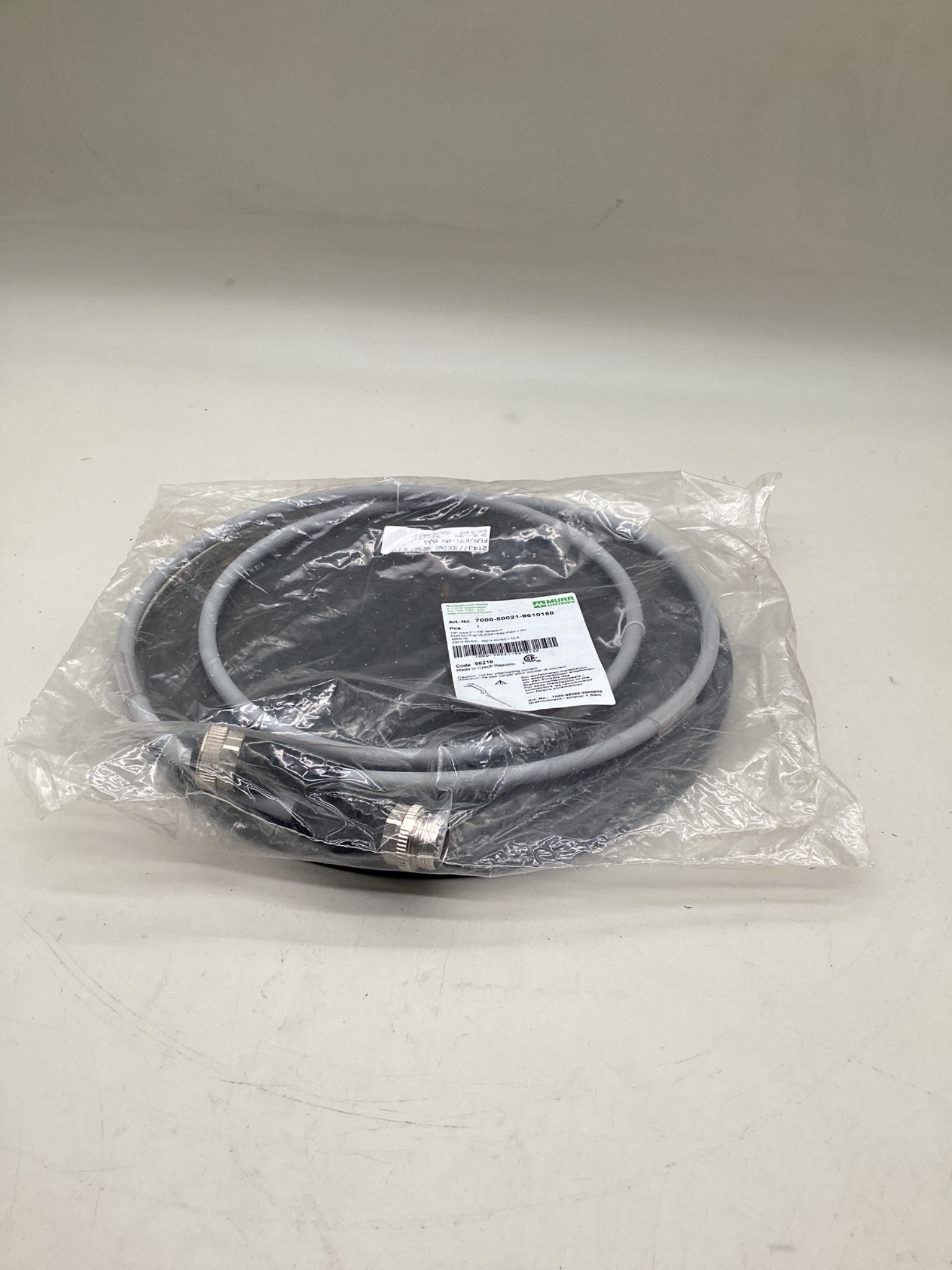 MURR ELEKTRONIK 7000-50021-9610150 7/8" Power Cordset 1.5M NEW 0