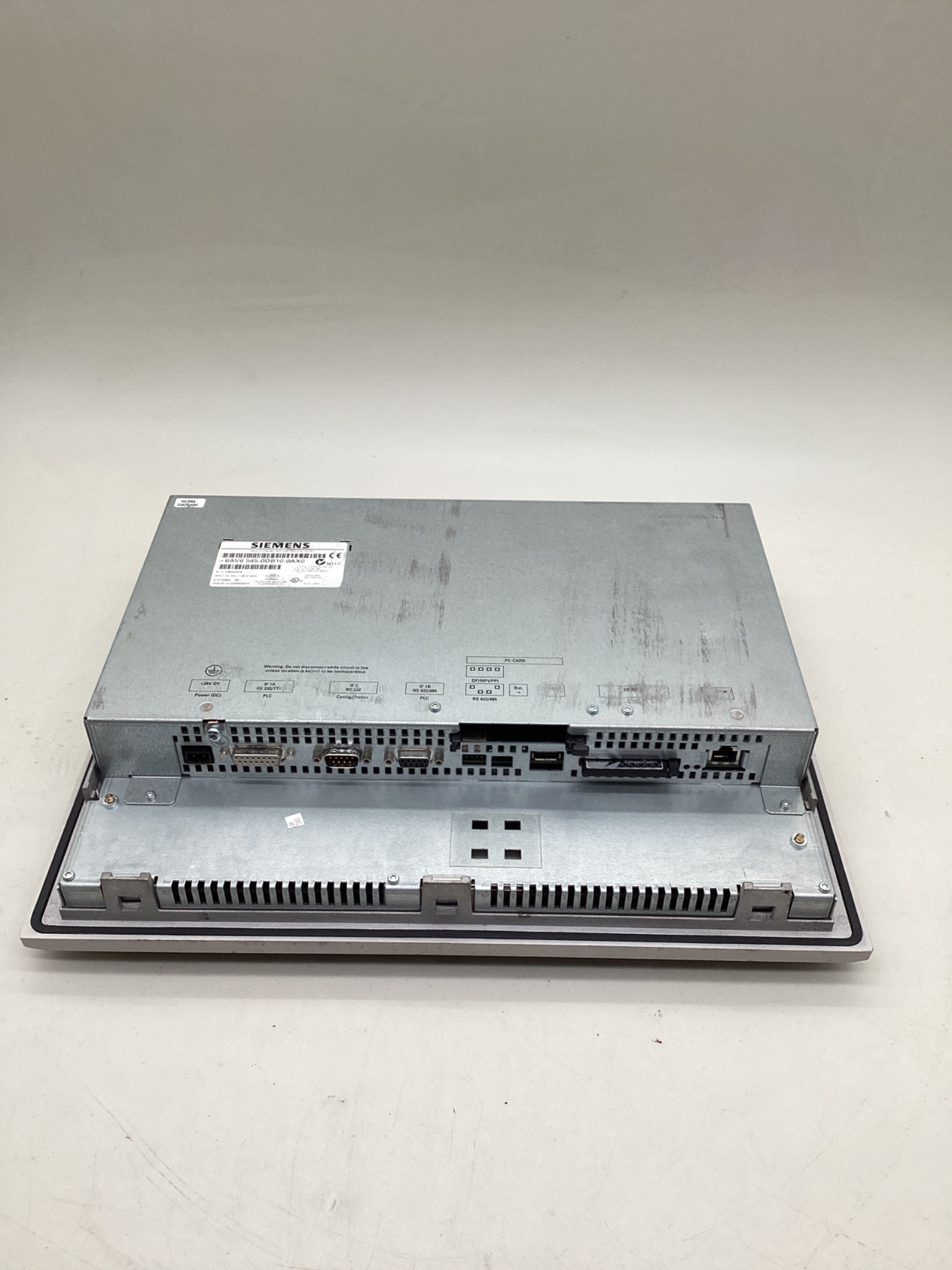 Siemens 6AV6545-0DB10-0AX0 SIMATIC MP 370 15in Touch HMI Panel USED 2