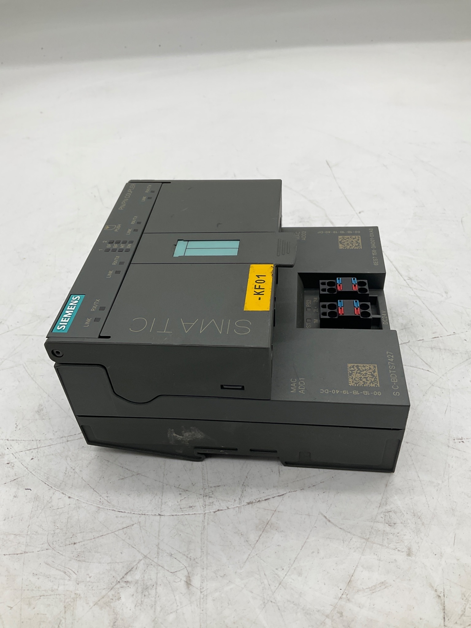 Siemens 6ES7158-3AD01-0XA0 SIMATIC PN/PN PROFINET Coupler USED 3