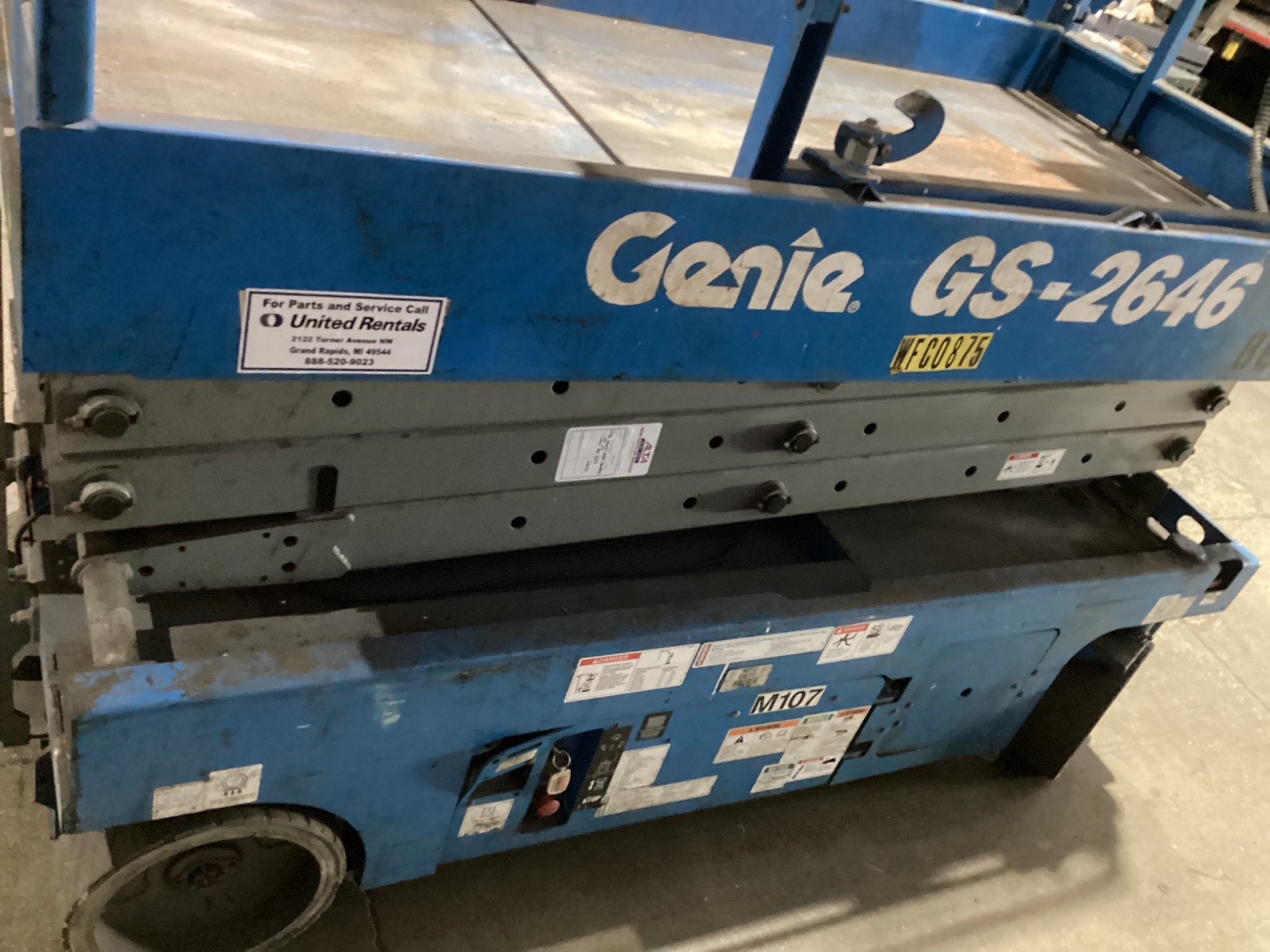 GENIE GS-2646 Electric Scissor Lift USED 3