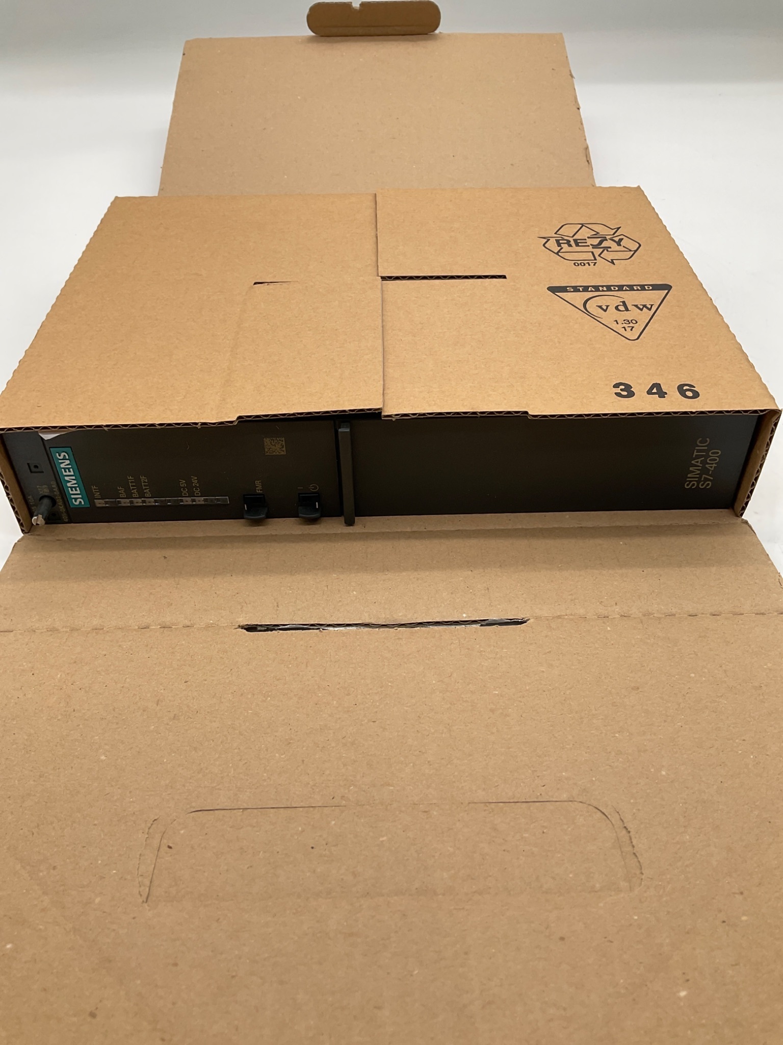 Siemens 6ES7405-0KA02-0AA0 SIMATIC S7-400 PS 405 10A Power Supply USED 4