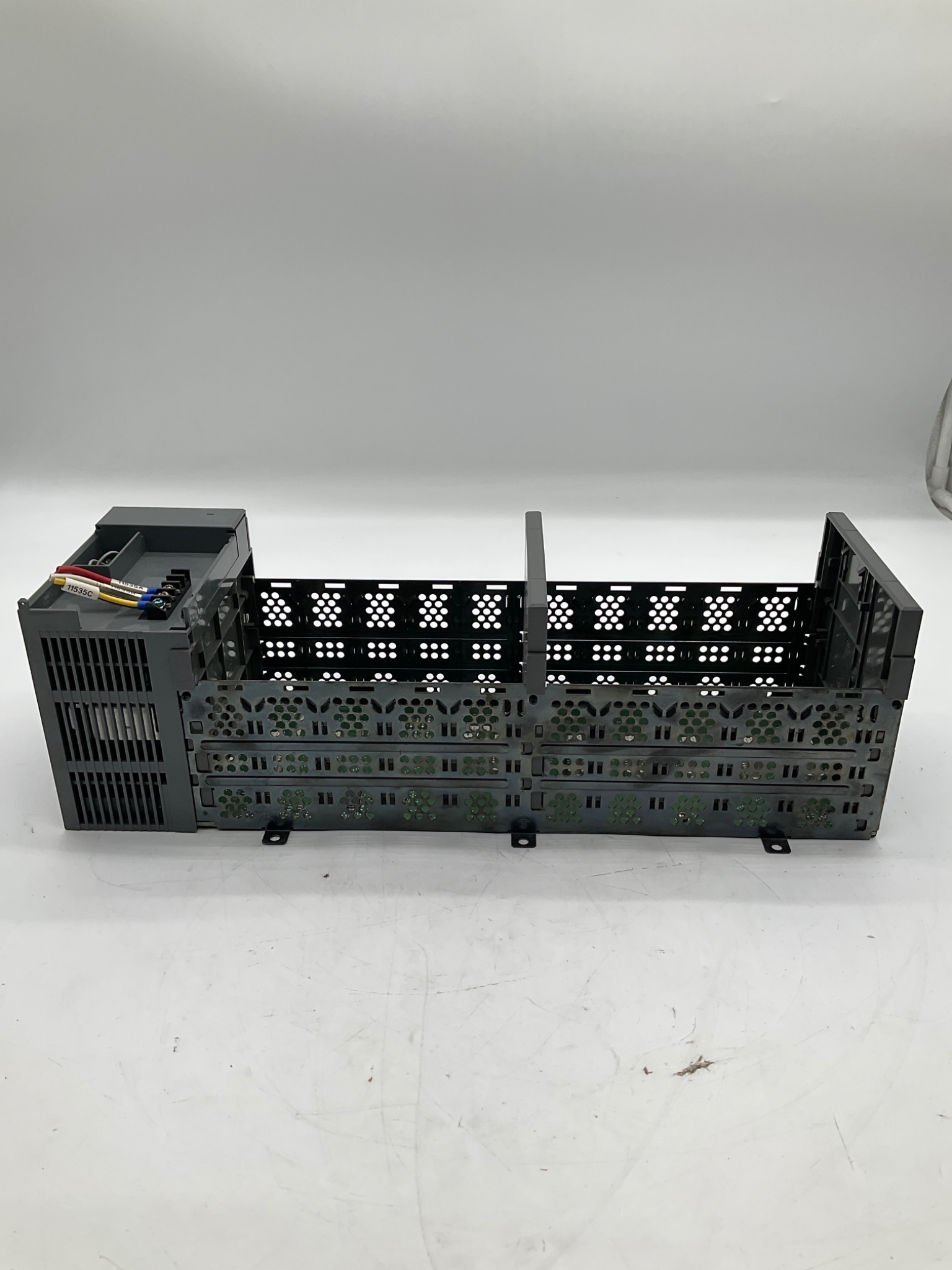 Allen Bradley 1746-A10 10-Slot SLC 500 Chassis 1746-P2 Power Supply USED 0