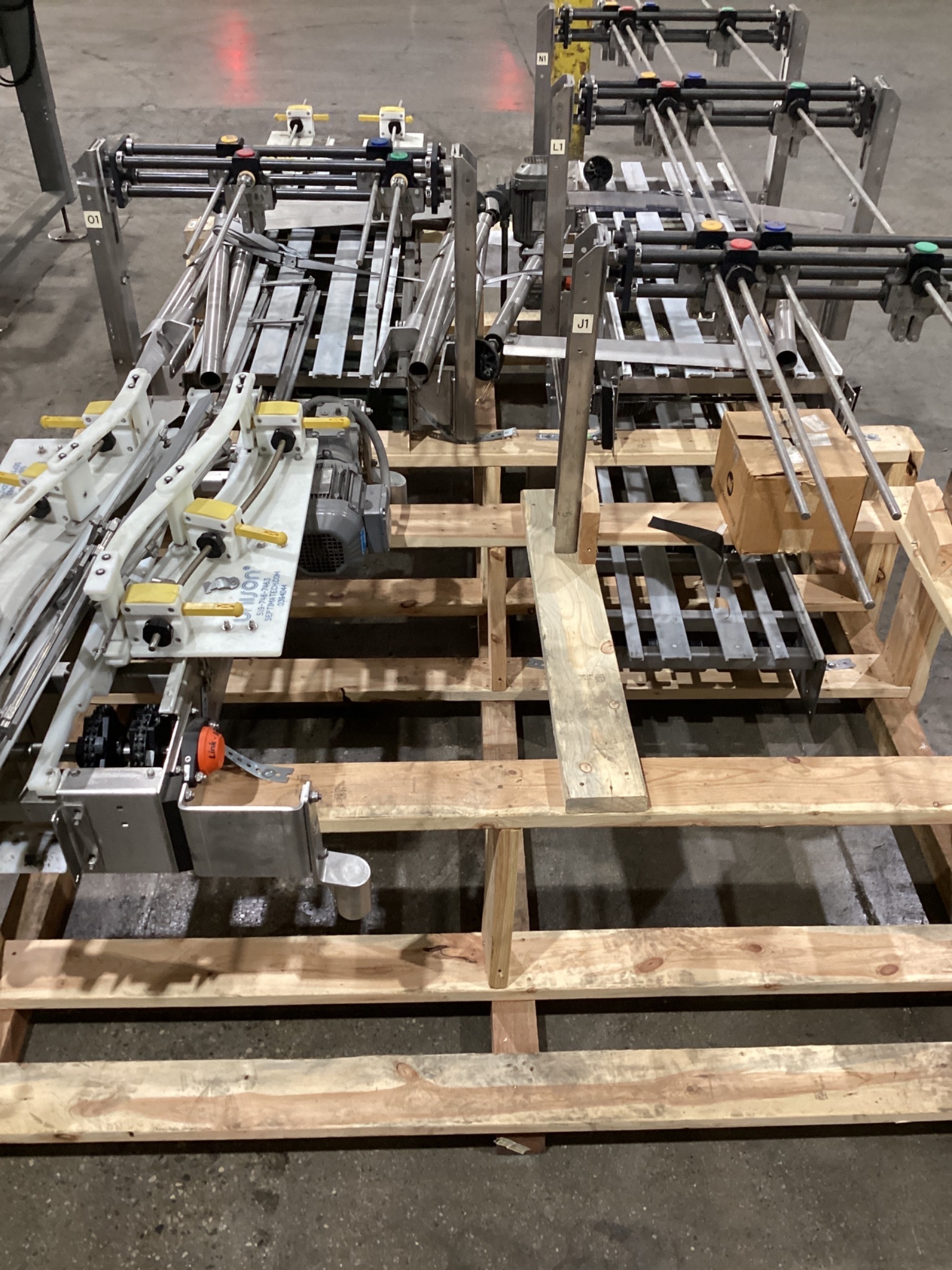 Hartness Model 2800 Case Packer with Model 2200 Laner USED 14