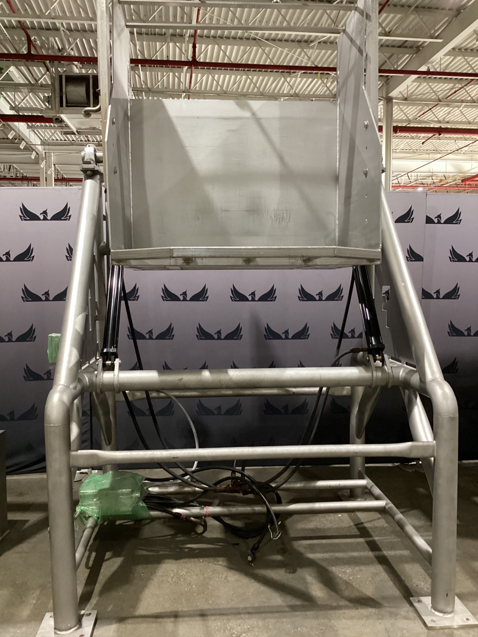Feldmeier NY108-001-122-DUM-09 2000 lb Stainless Steel Dumper USED 0