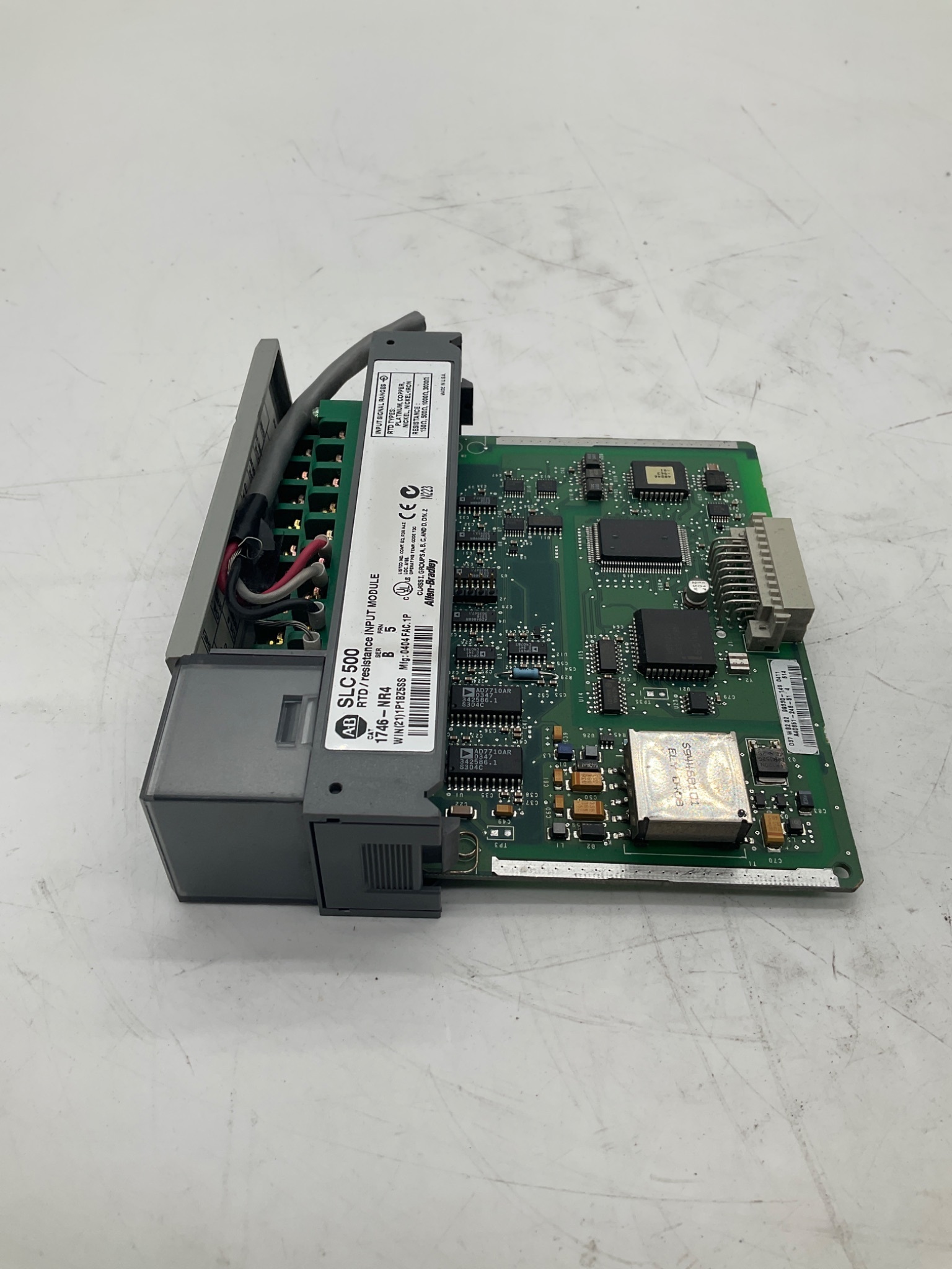 Allen-Bradley 1746-NR4 SLC 500 4-Channel RTD Resistance Input Module Series B USED 2