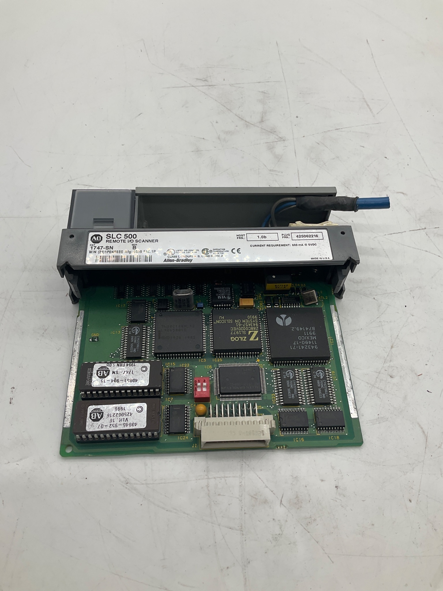 Allen-Bradley 1747-SN SLC 500 Remote I/O Scanner Series B USED 0