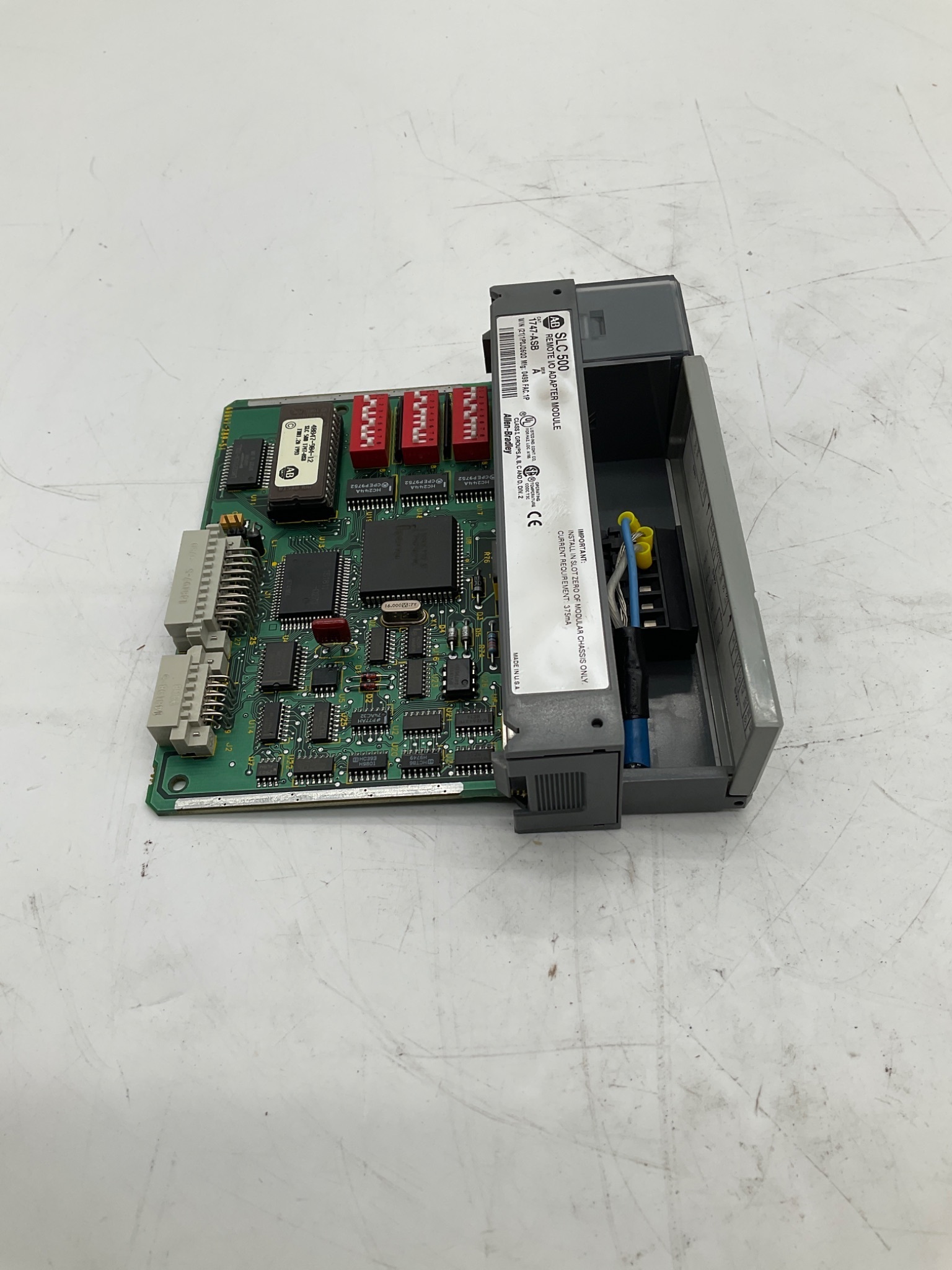 Allen-Bradley 1747-ASB SLC 500 Remote I/O Adapter Module Series A USED 3