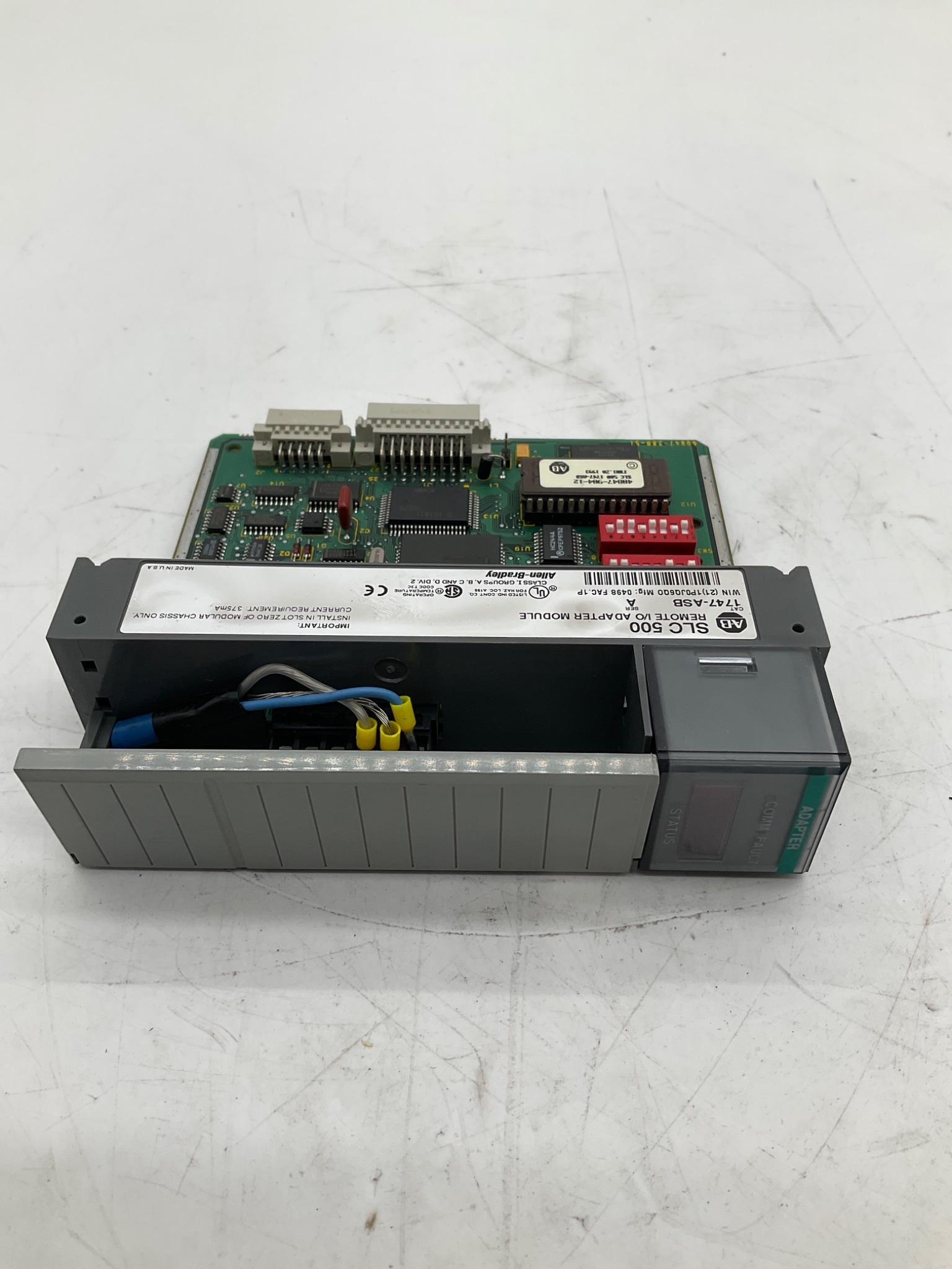 Allen-Bradley 1747-ASB SLC 500 Remote I/O Adapter Module Series A USED 4