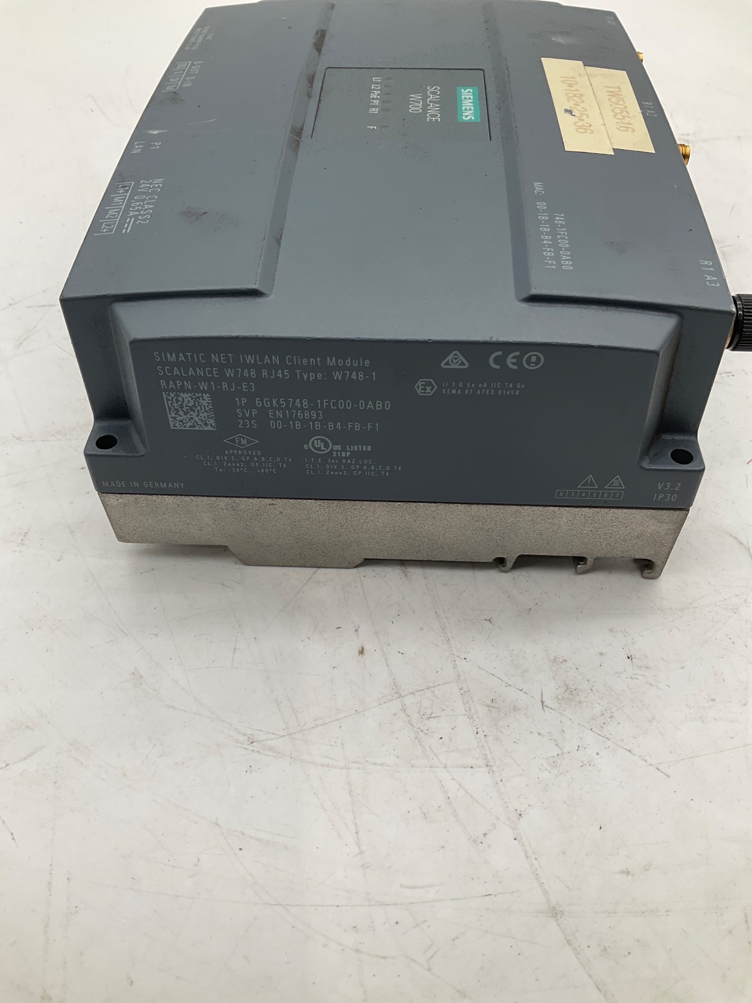 Siemens 6GK5748-1FC00-0AB0 SCALANCE W748-1 RJ45 IWLAN Client Module USED 4