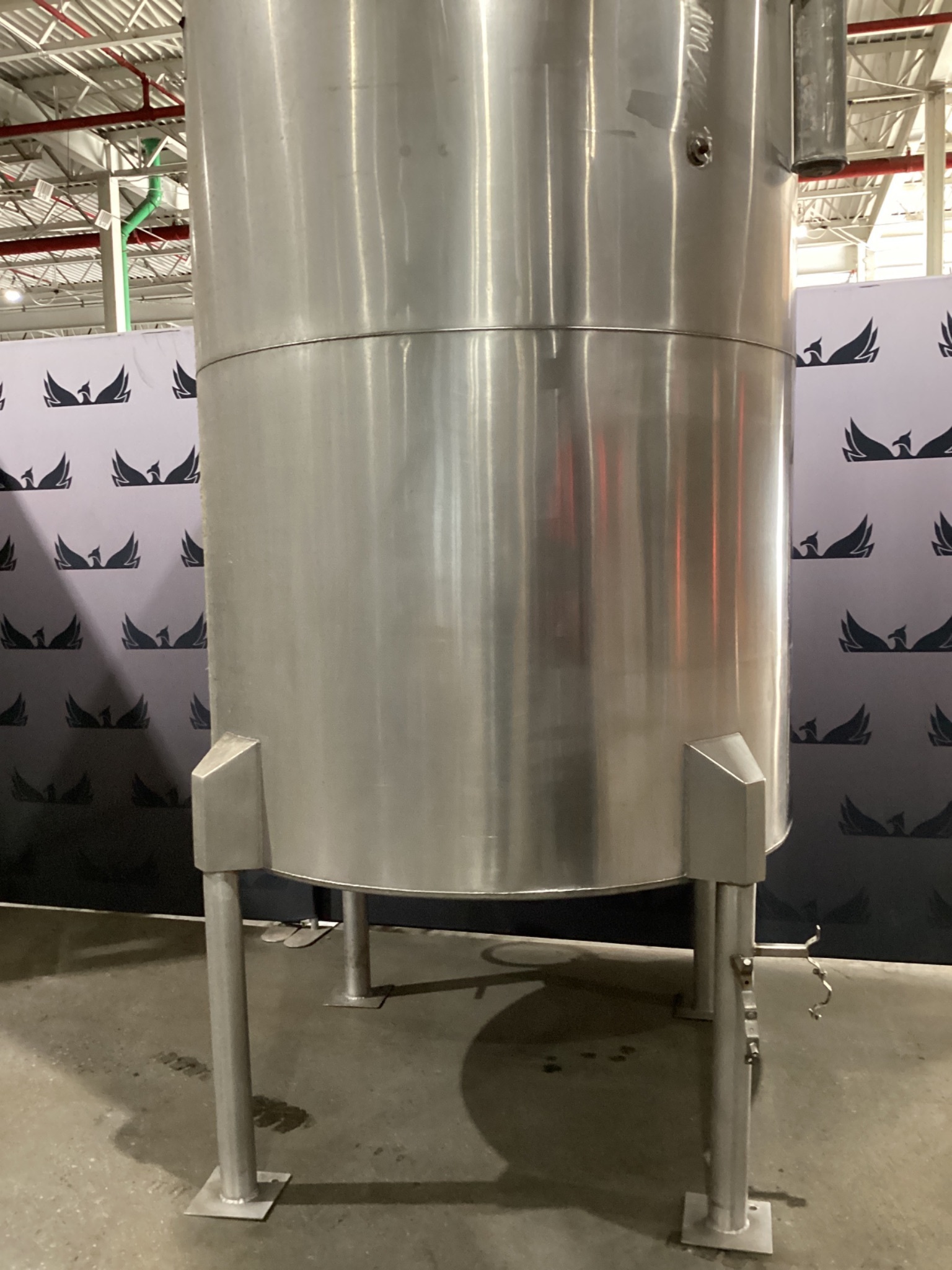 Northwest Incorporated 1000 Gallon Vertical Stainless Steel Tank USED 0