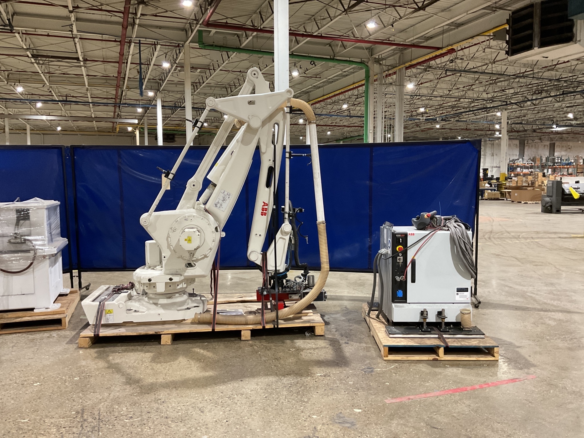 2018 ABB IRB660-250/3.15 W/ IRC5 Controller and SST75 REGENERATIVE BLOWER USED 0