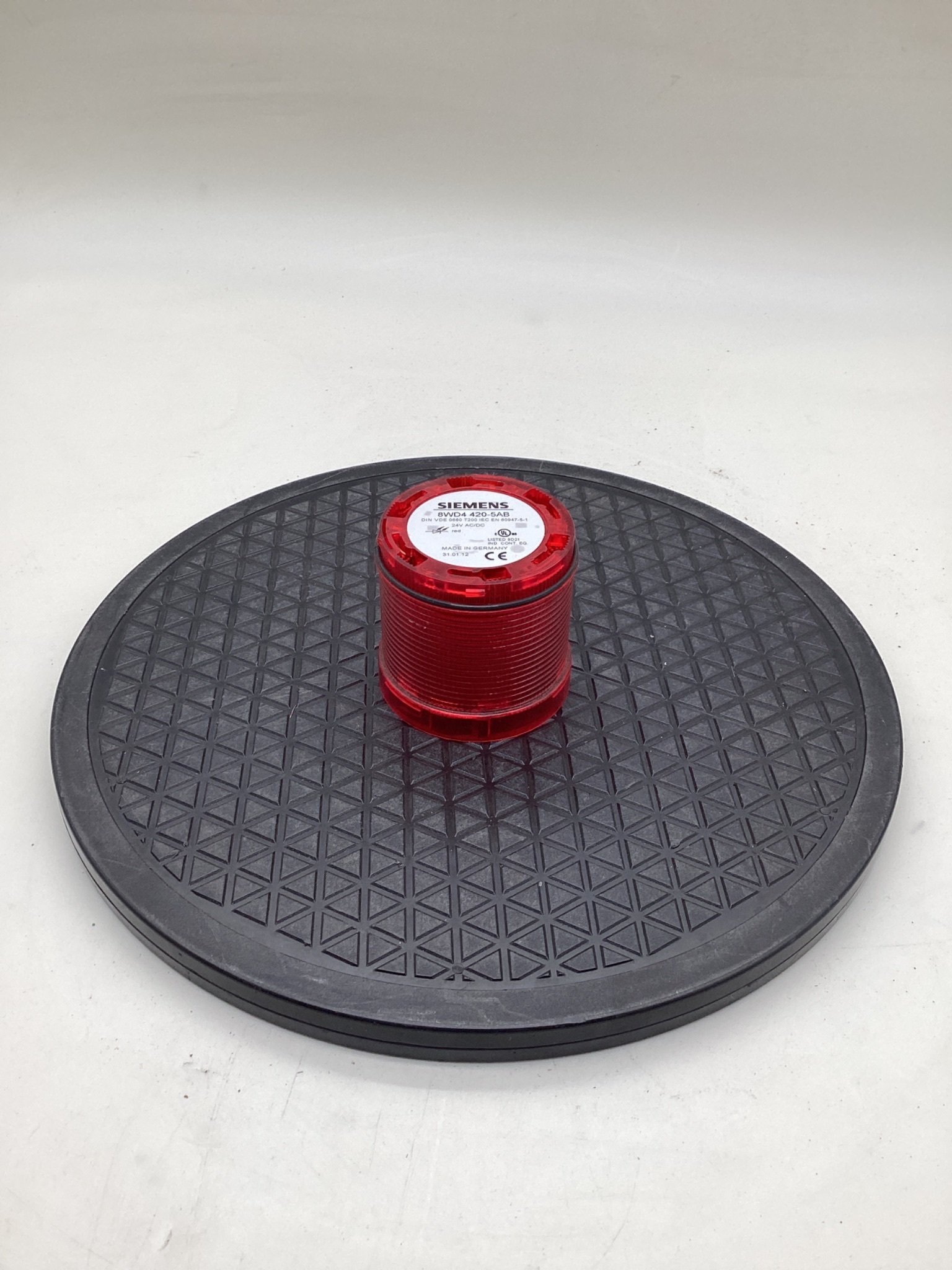 Siemens 8WD4420-5AB 24V AC/DC Red Signal Column Light Element USED 0