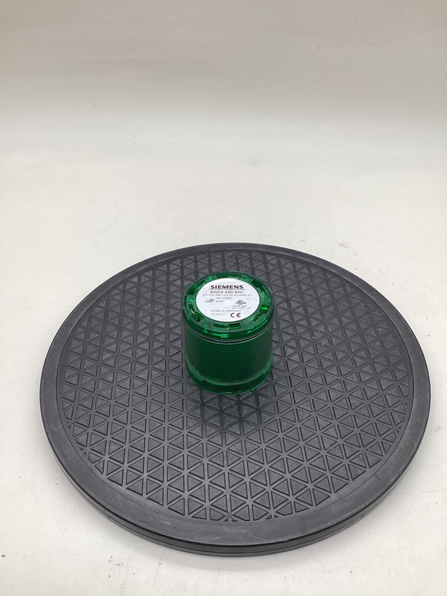Siemens 8WD4420-5AC 24V AC/DC Green Signal Column Light Element USED 0
