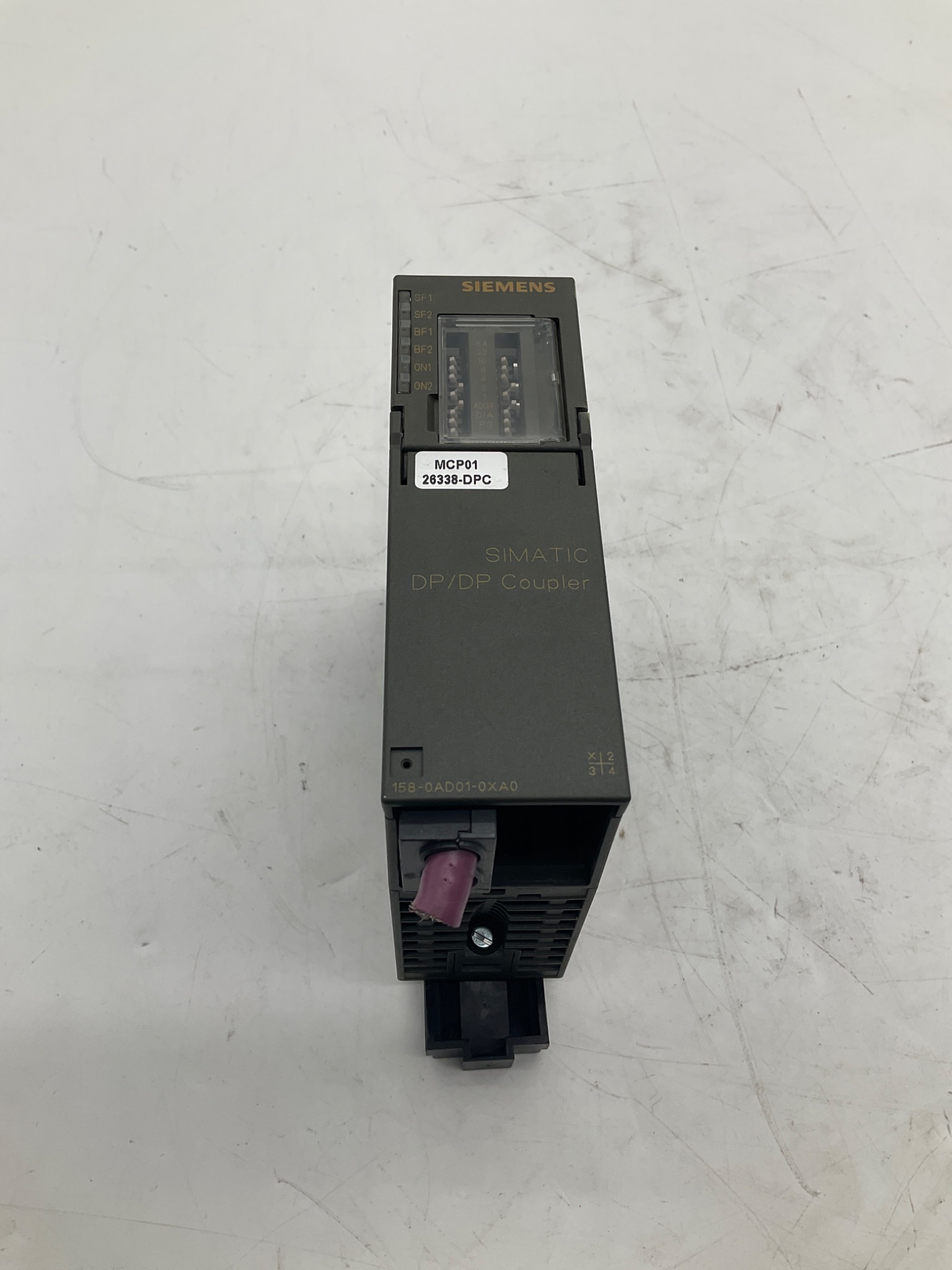 Siemens 6ES7158-0AD01-0XA0 SIMATIC S7 DP/DP PROFIBUS Coupler USED 0