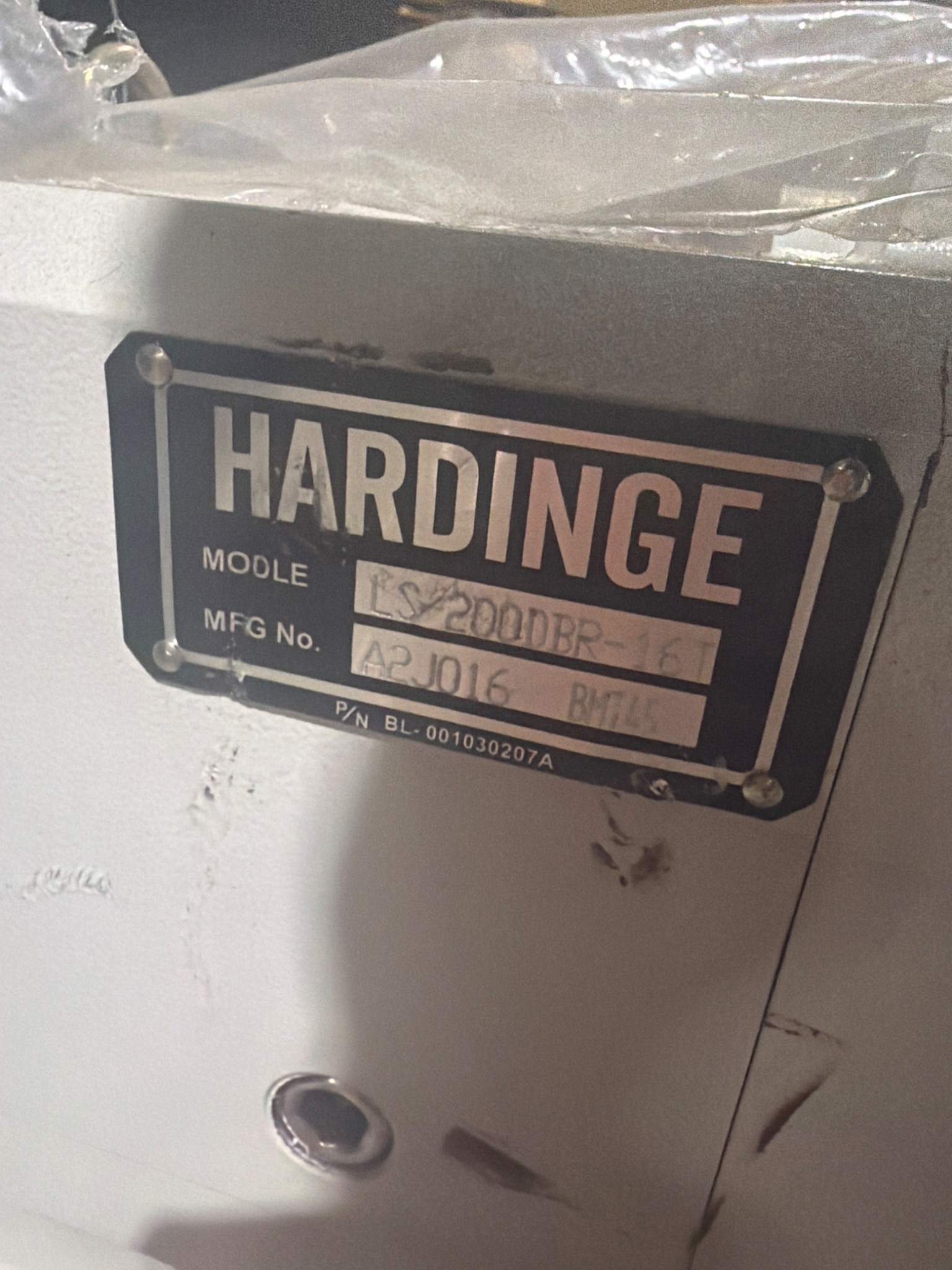 Hardinge LS-200DBR-16T CNC Lathe Spindle Headstock USED 0